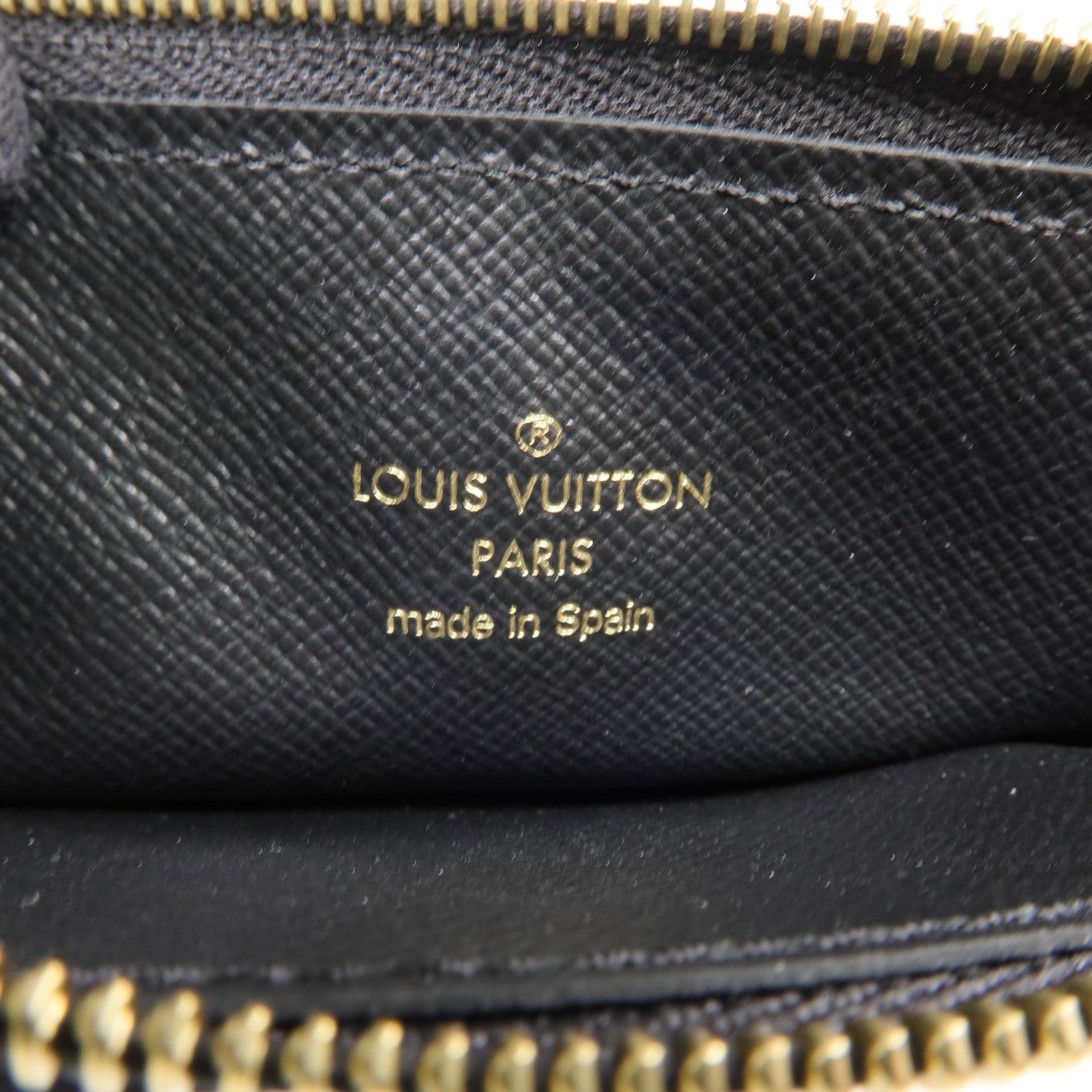 LOUIS VUITTON Monogram Reverse Slim Purse金扣長錢包