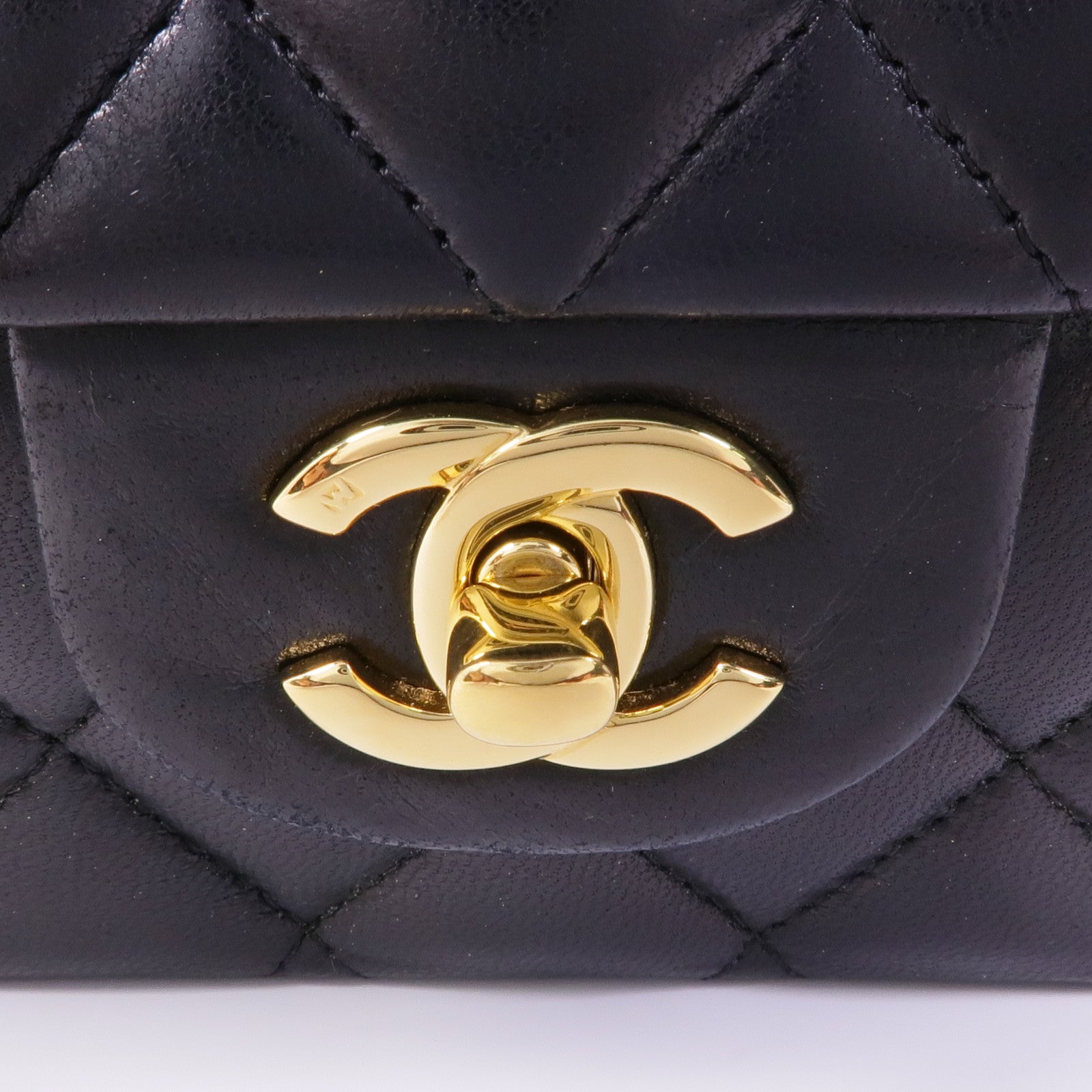 CHANEL 羊皮皮革Classic 25金扣手挽肩背兩用袋