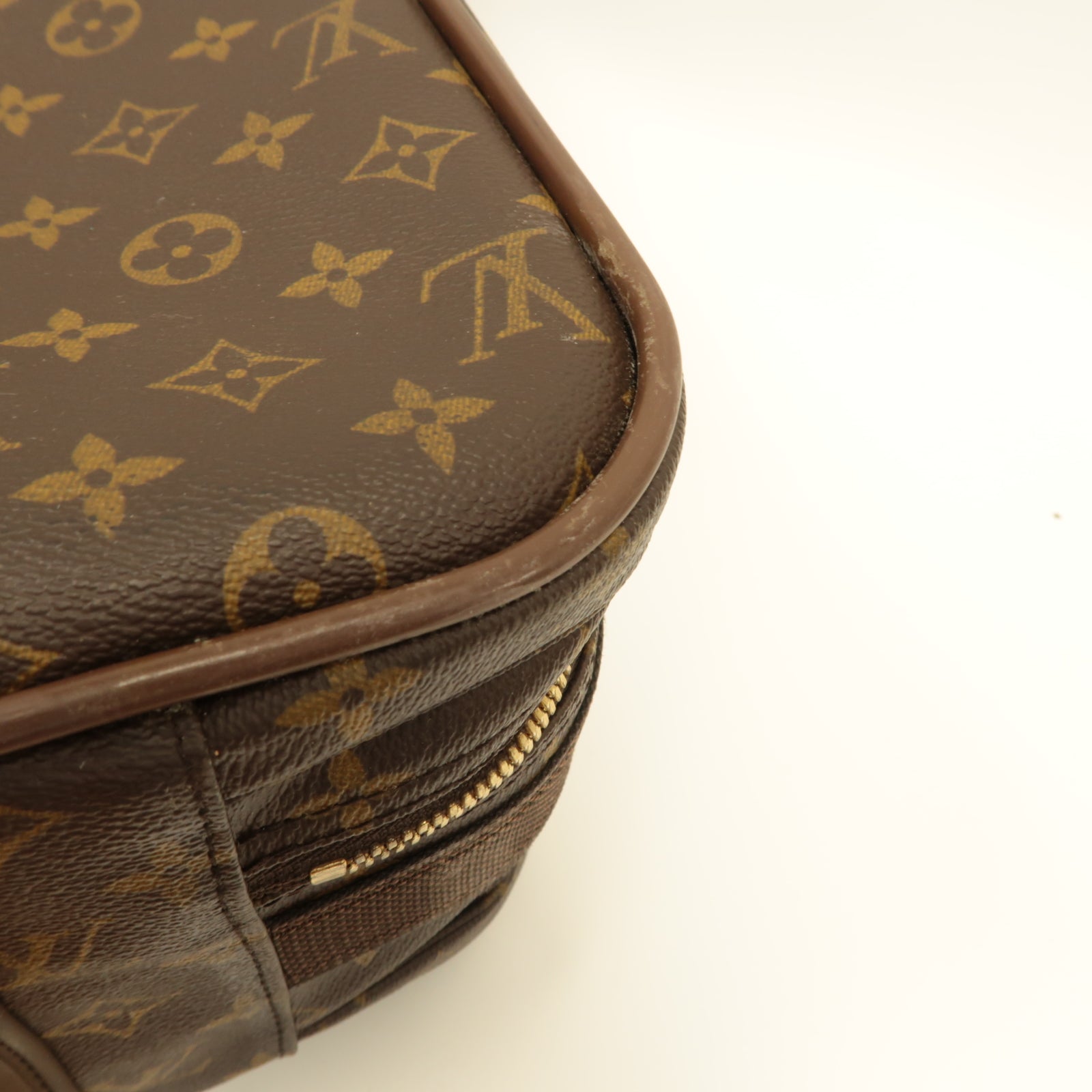 LOUIS VUITTON 【激減優惠】Monogram Satellite 70金扣行李箱啡色
