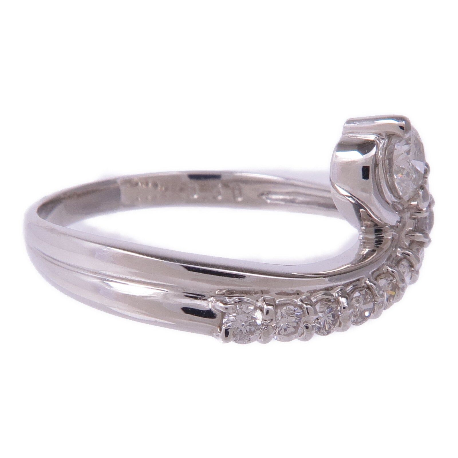 JEWELRY 【激減優惠】PT900鉑金Diamond Ring鑽石戒指US#7.5