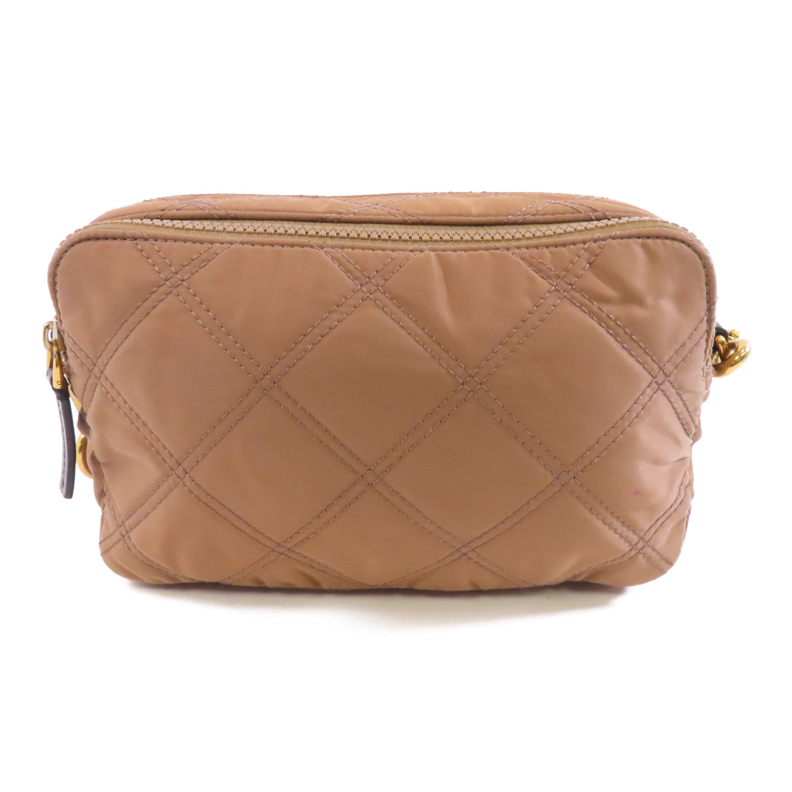 MARC JACOBS 尼龍Shoulder Bag金扣肩背袋啡色