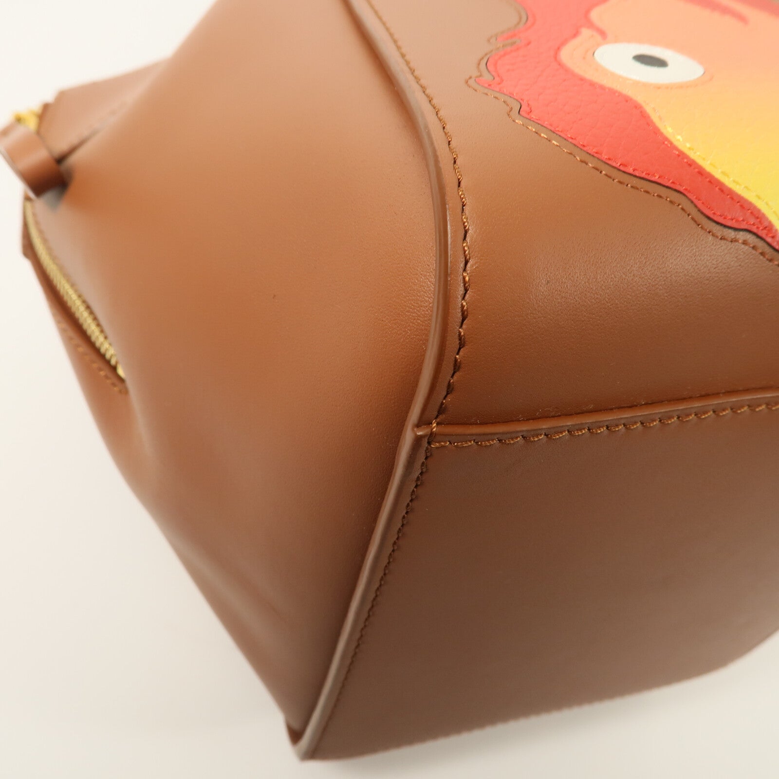 LOEWE 牛皮皮革Howl's Moving Castle Hammock手挽肩背兩用袋