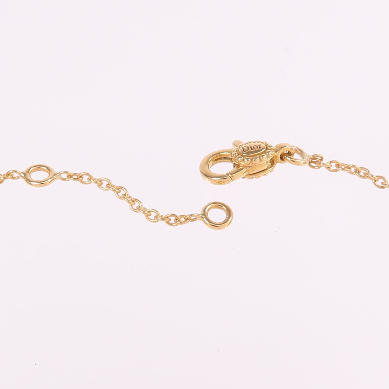 Dior 18K黃金/白金Rose Celeste Necklace鑽石/珍珠母貝項鍊