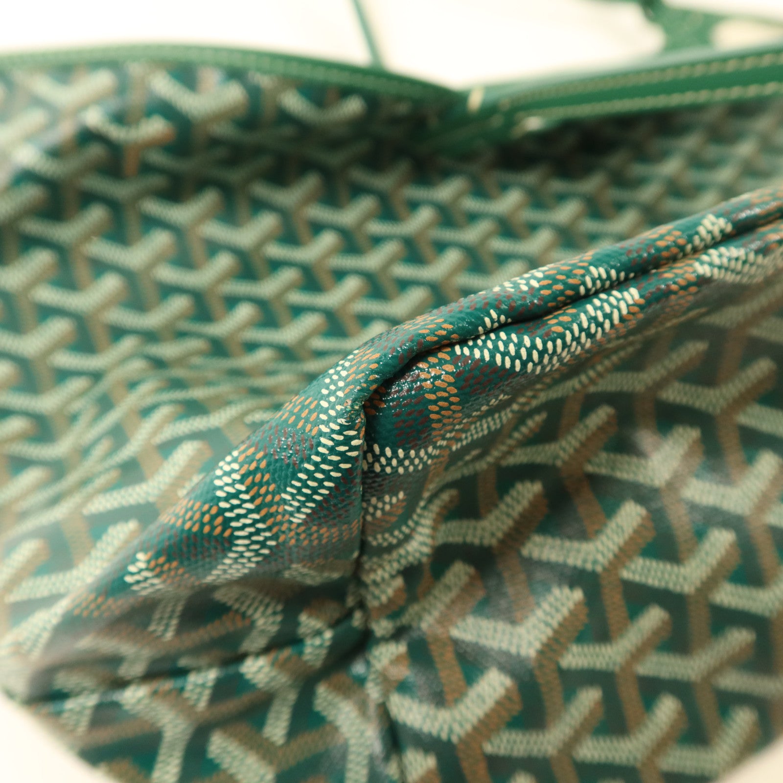 GOYARD 塗層帆布Saint Louis PM銀扣手挽袋