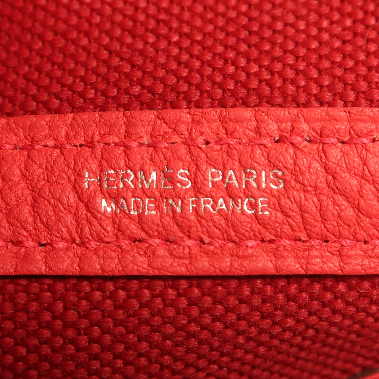 HERMES PHW Garden Party TPM Tote Bag Canvas Bougainvillea