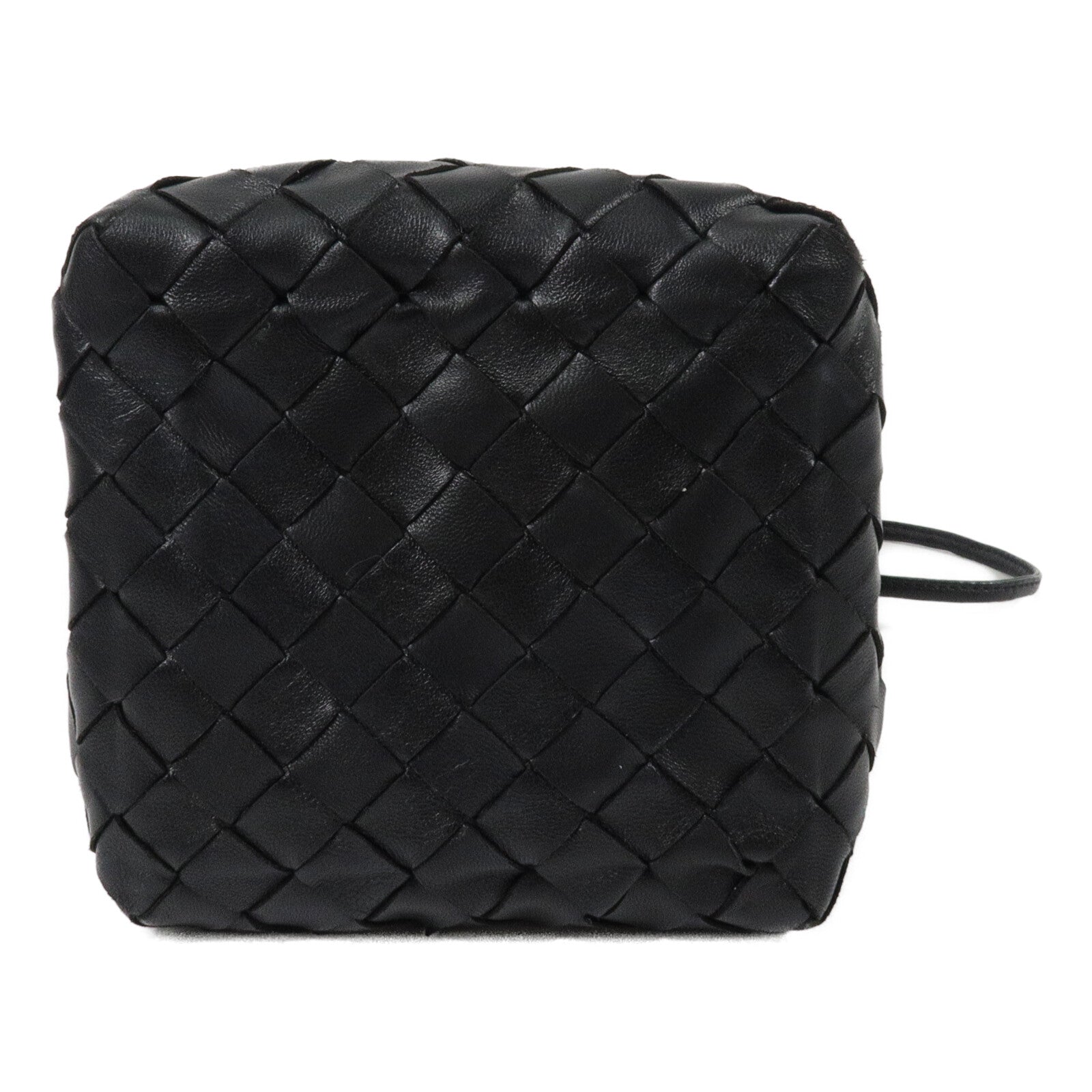 BOTTEGA VENETA 羊皮皮革Intrecciato Small Drawstring Bucket肩背袋