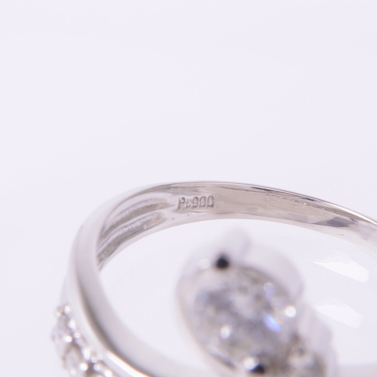 JEWELRY 【激減優惠】PT900鉑金Diamond Ring鑽石戒指US#7.5
