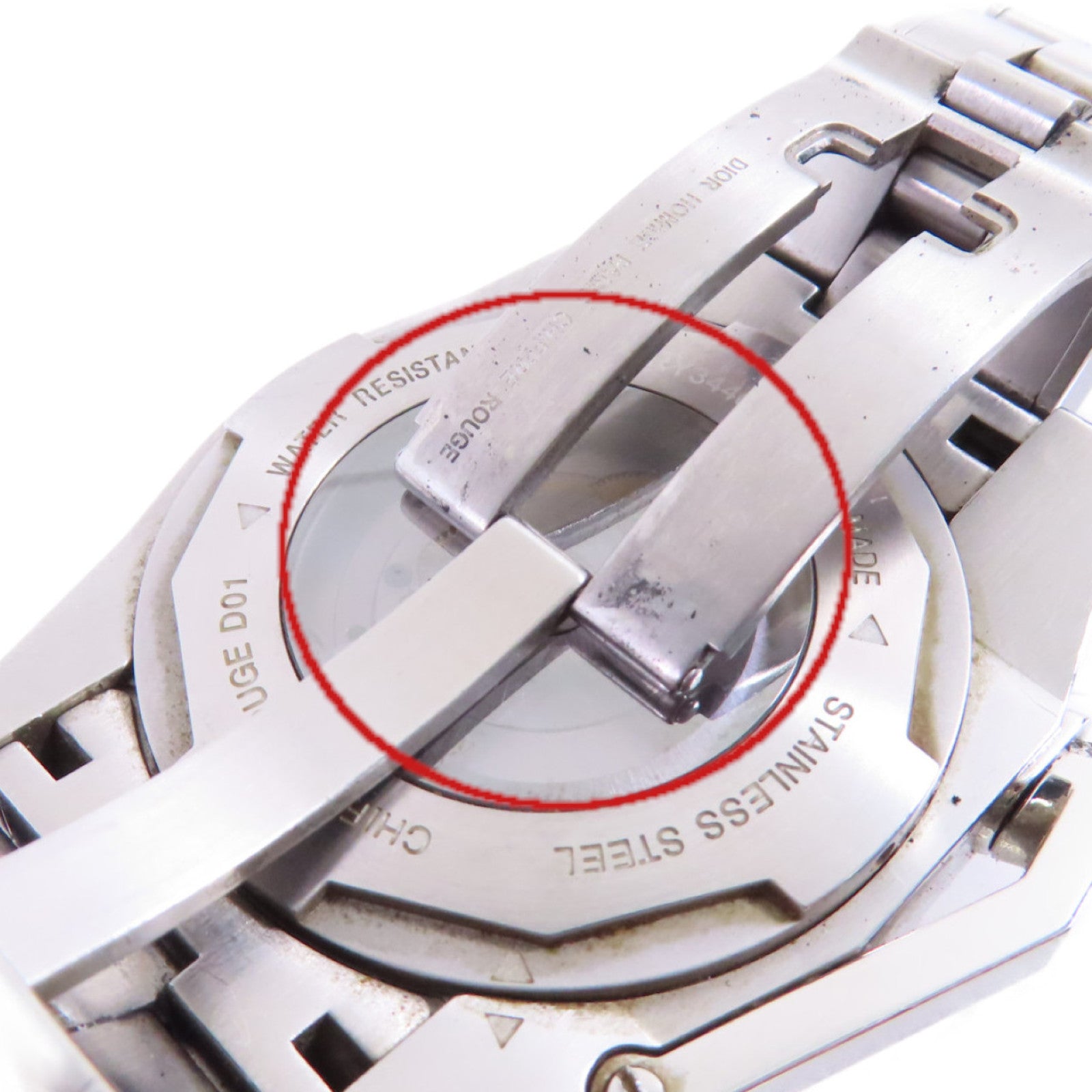 Dior Chiffre Rouge Watch不鏽鋼自動機芯手錶黑色