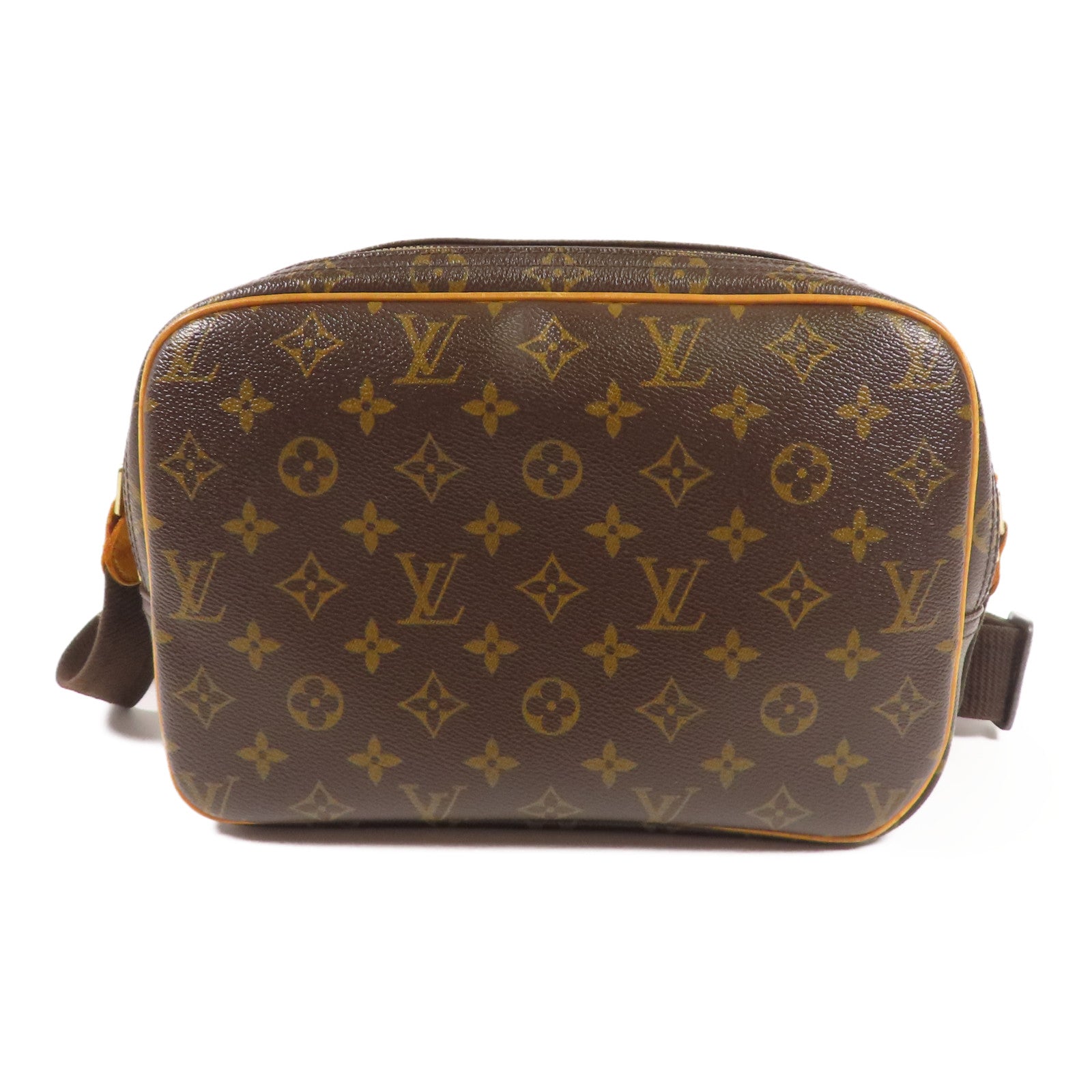 LOUIS VUITTON LV GHW Reporter PM Shoulder Bag Monogram M45254 Brown