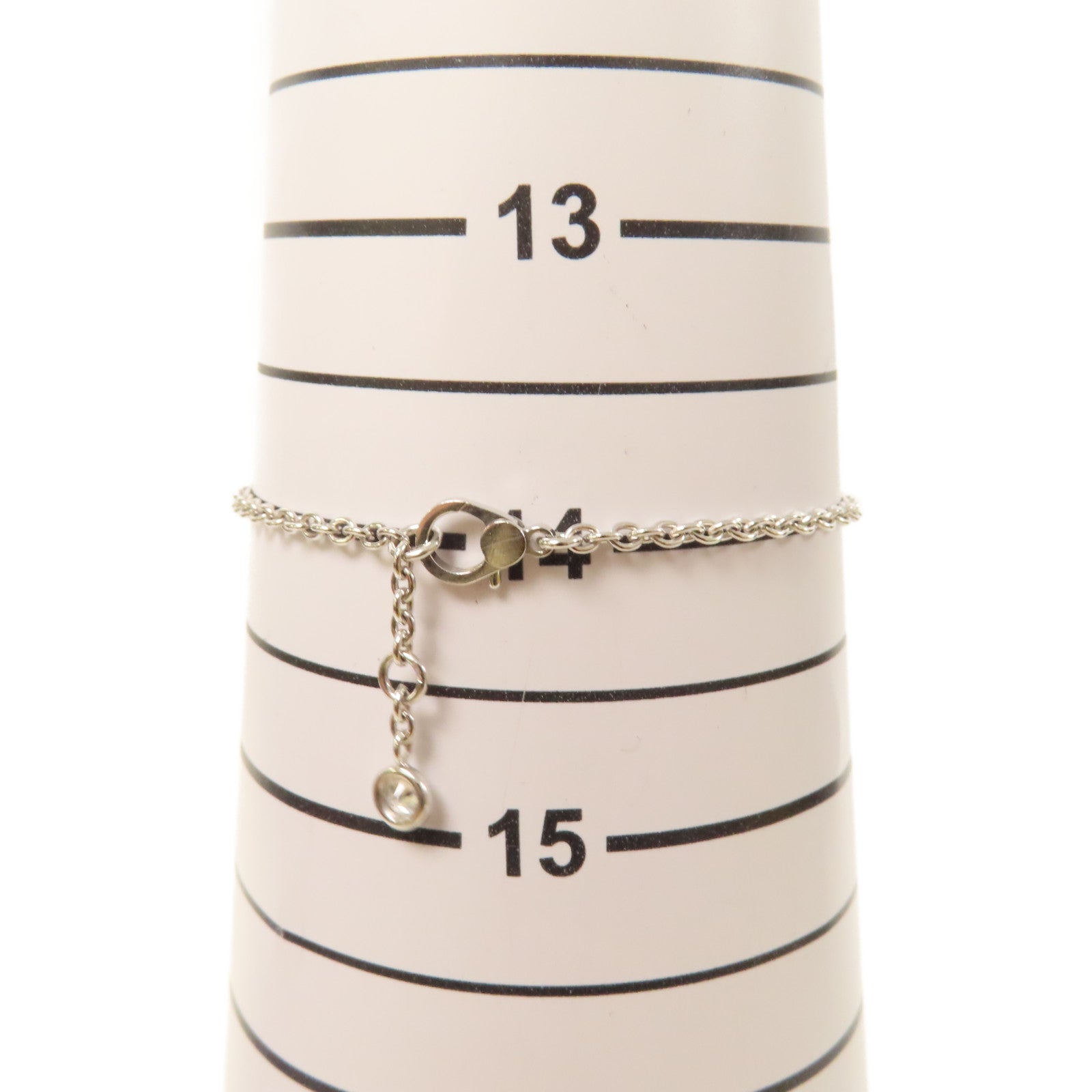 HERMES 【激減優惠】18K白金Finesse Bracelet 0.55ct鑽石手鏈