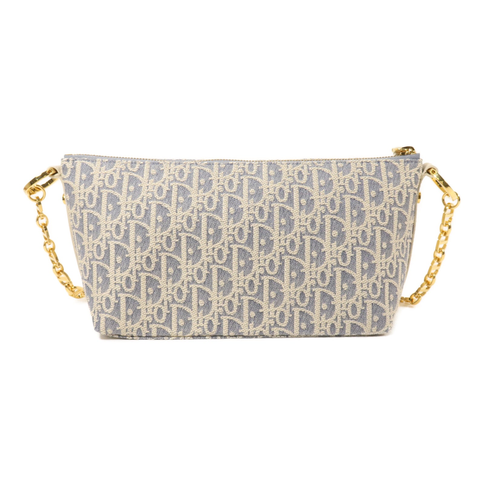 Dior 帆布Chain Shoulder鏈帶肩背袋