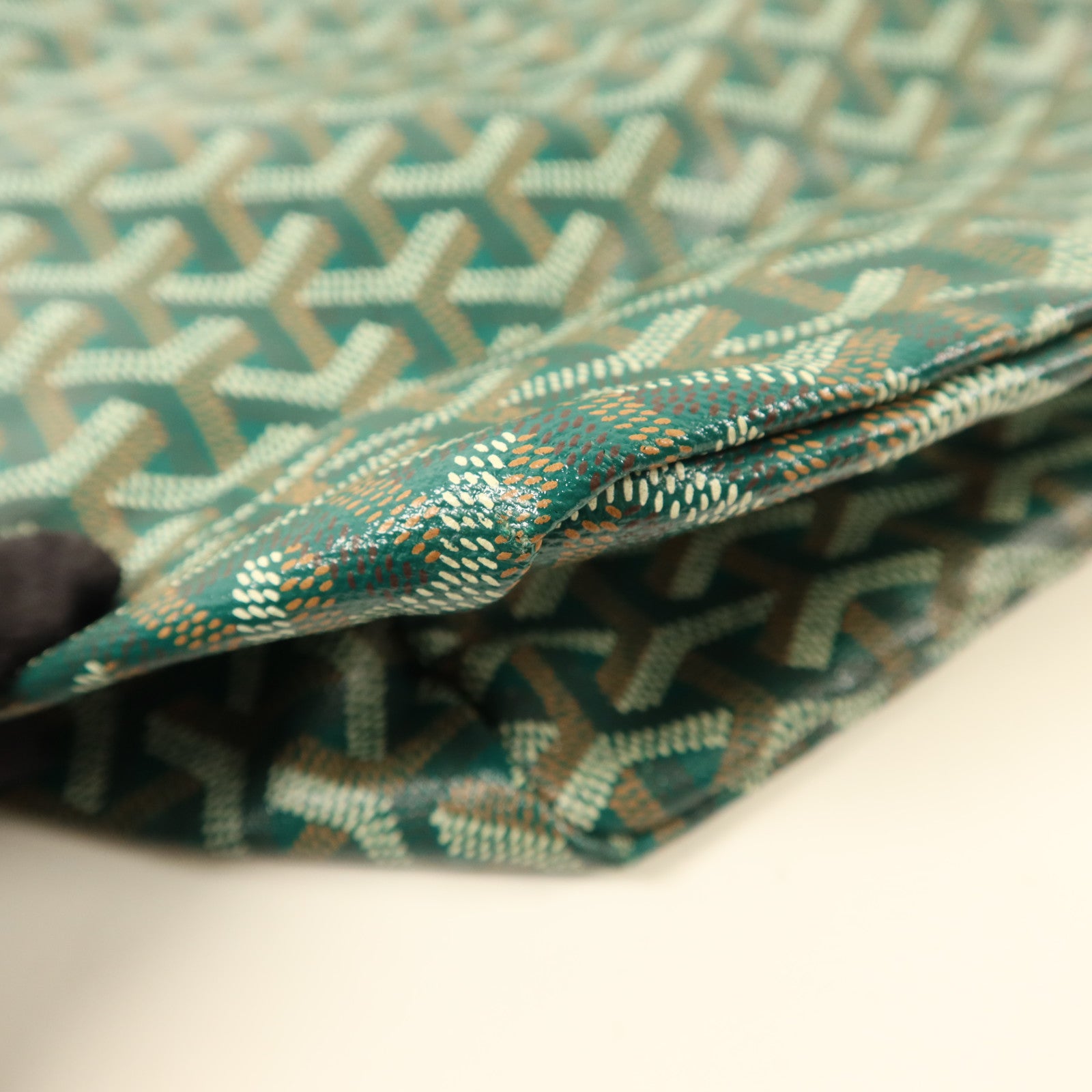 GOYARD 塗層帆布Saint Louis PM銀扣手挽袋