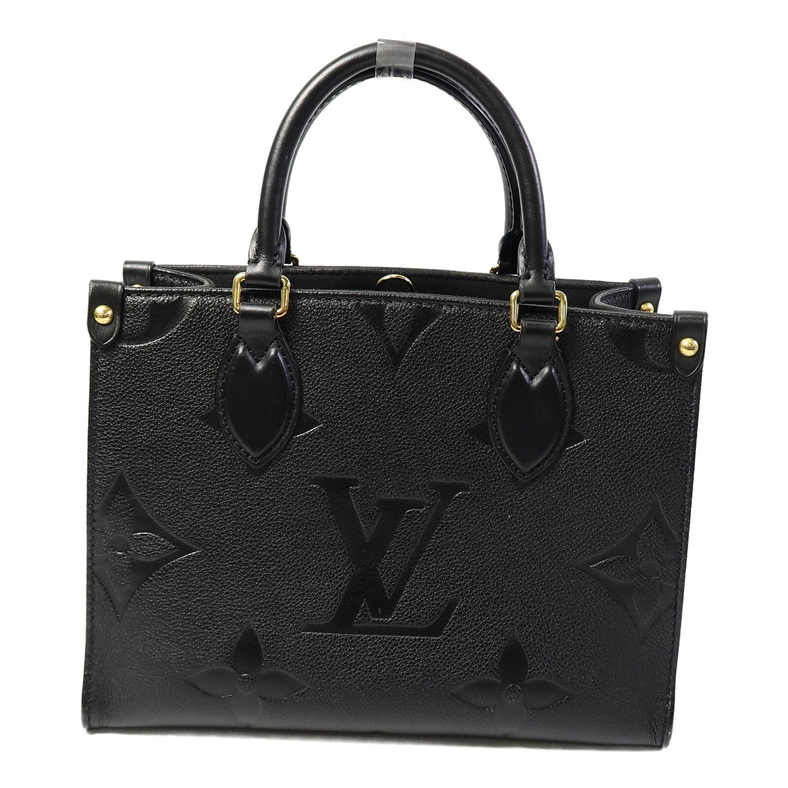 LOUIS VUITTON Monogram Empreinte On The Go PM手挽肩背兩用袋