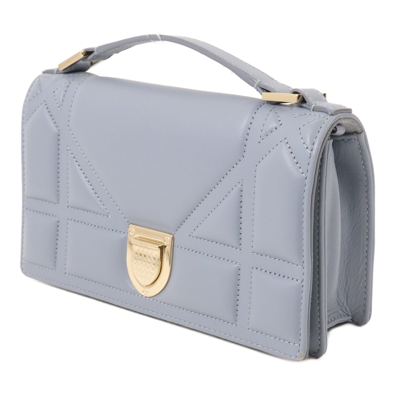 Dior 羊皮皮革Diorama Wallet On Chain鏈帶肩背袋