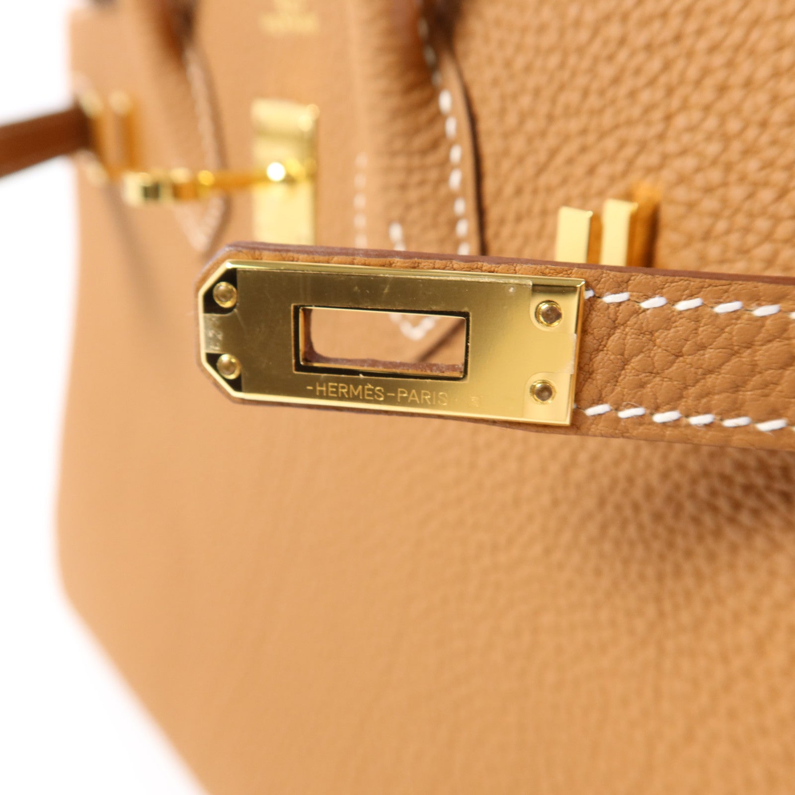 HERMES Togo皮革Birkin 25金扣手挽袋Gold