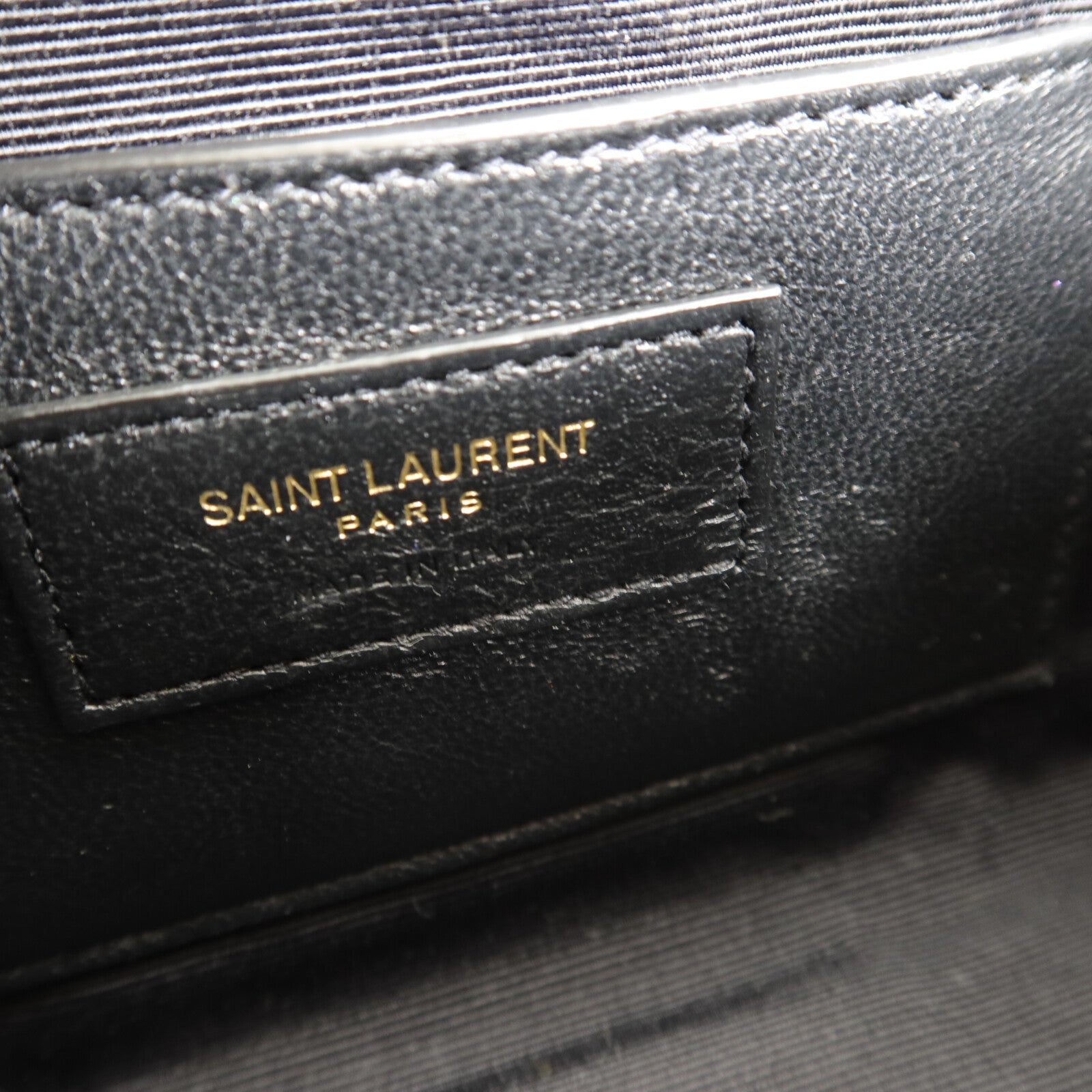 SAINT LAURENT 牛皮皮革Envelope鏈帶肩背袋