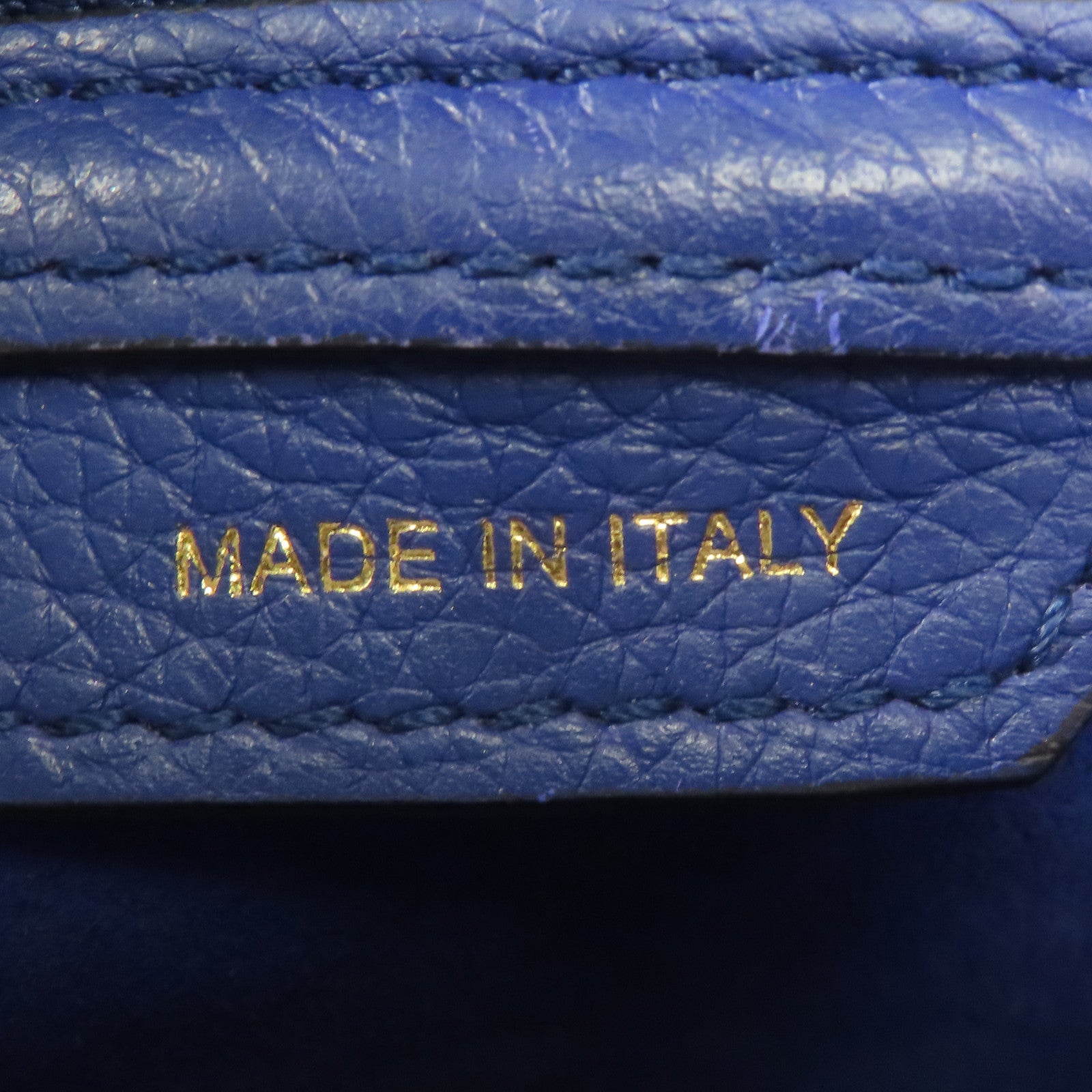 CELINE 牛皮皮革Micro Luggage金扣肩背袋