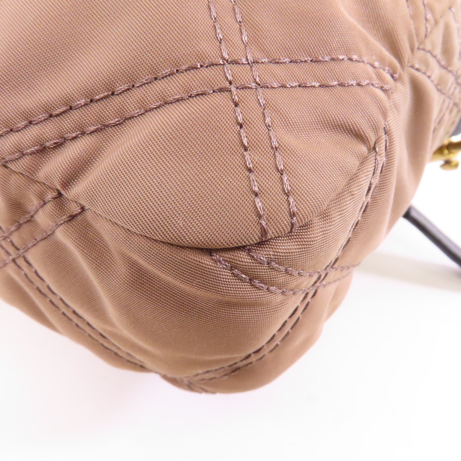 MARC JACOBS 尼龍Shoulder Bag金扣肩背袋啡色