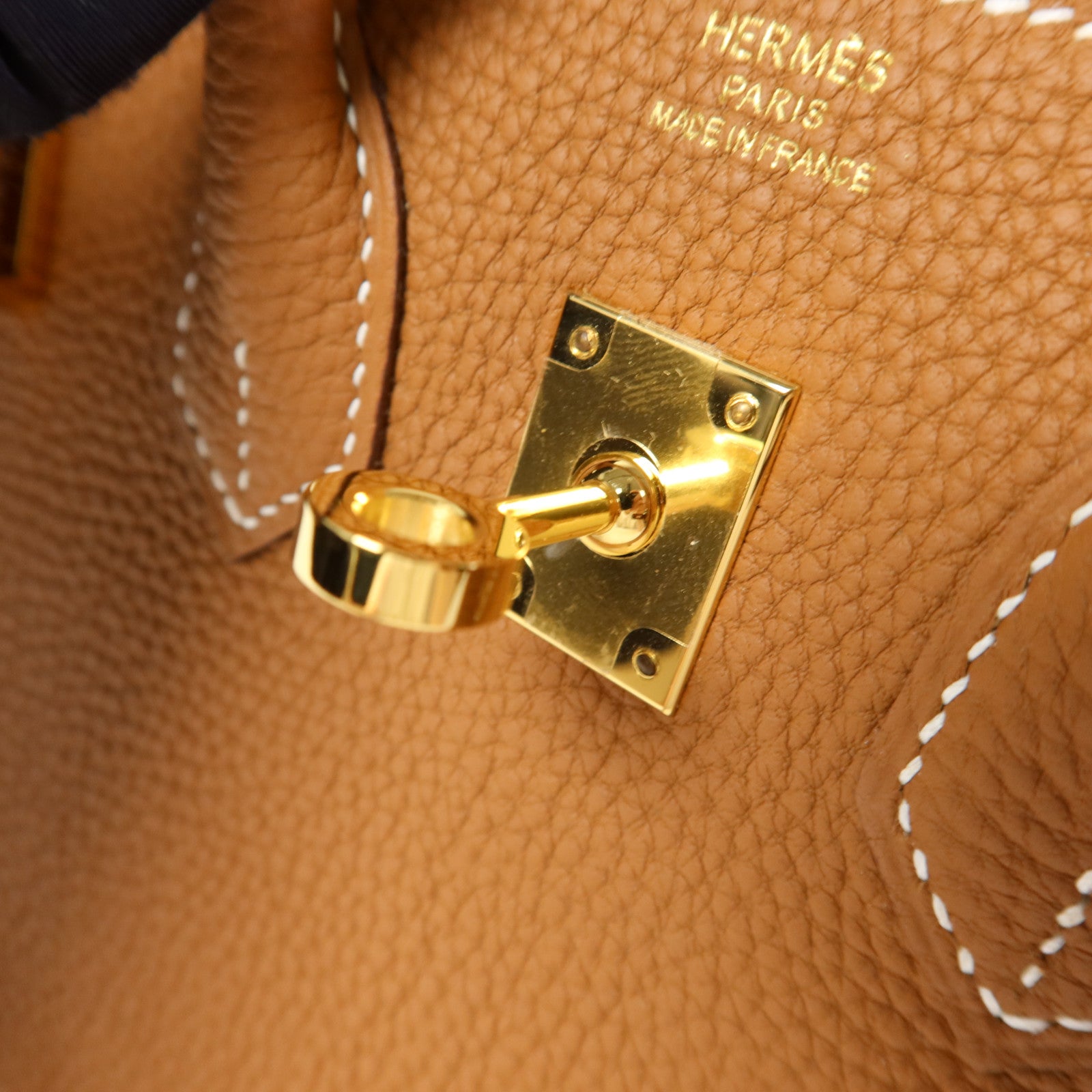 HERMES Togo皮革Birkin 25金扣手挽袋Gold