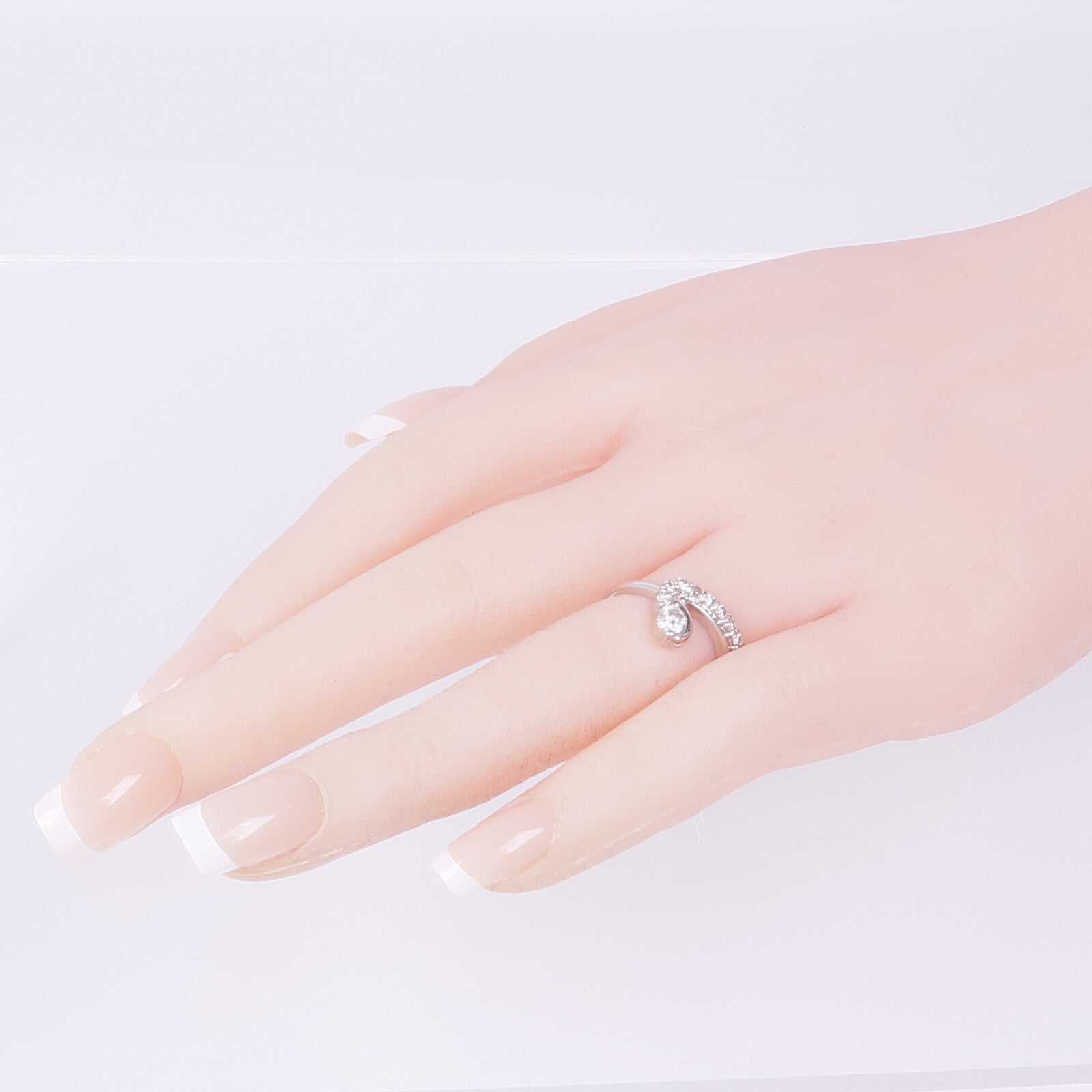 JEWELRY 【激減優惠】PT900鉑金Diamond Ring鑽石戒指US#7.5