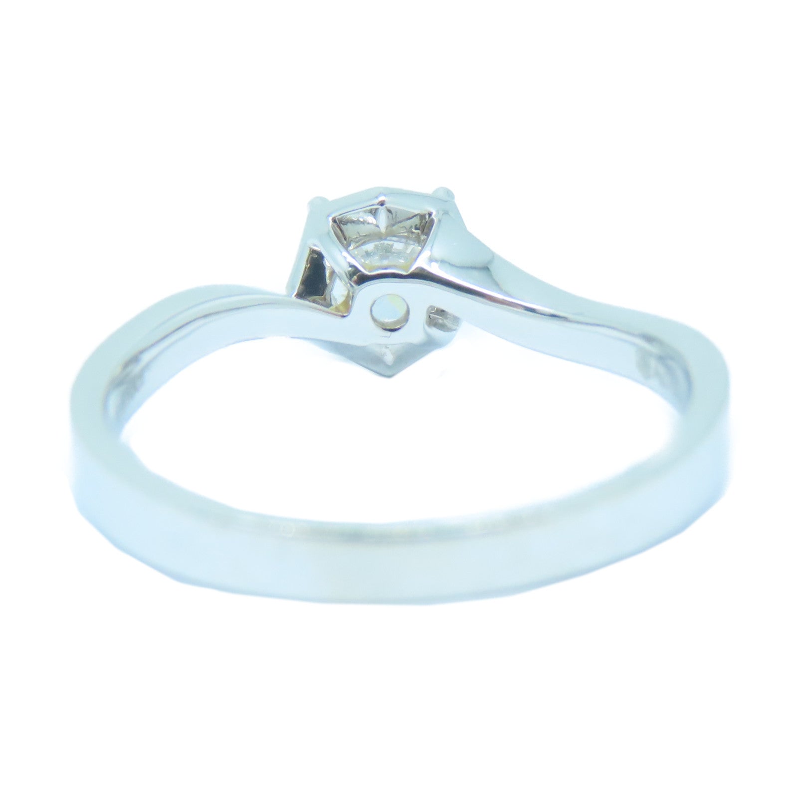 JEWELRY 【激減優惠】18K白金Diamond Ring0.41ct鑽石戒指US#6