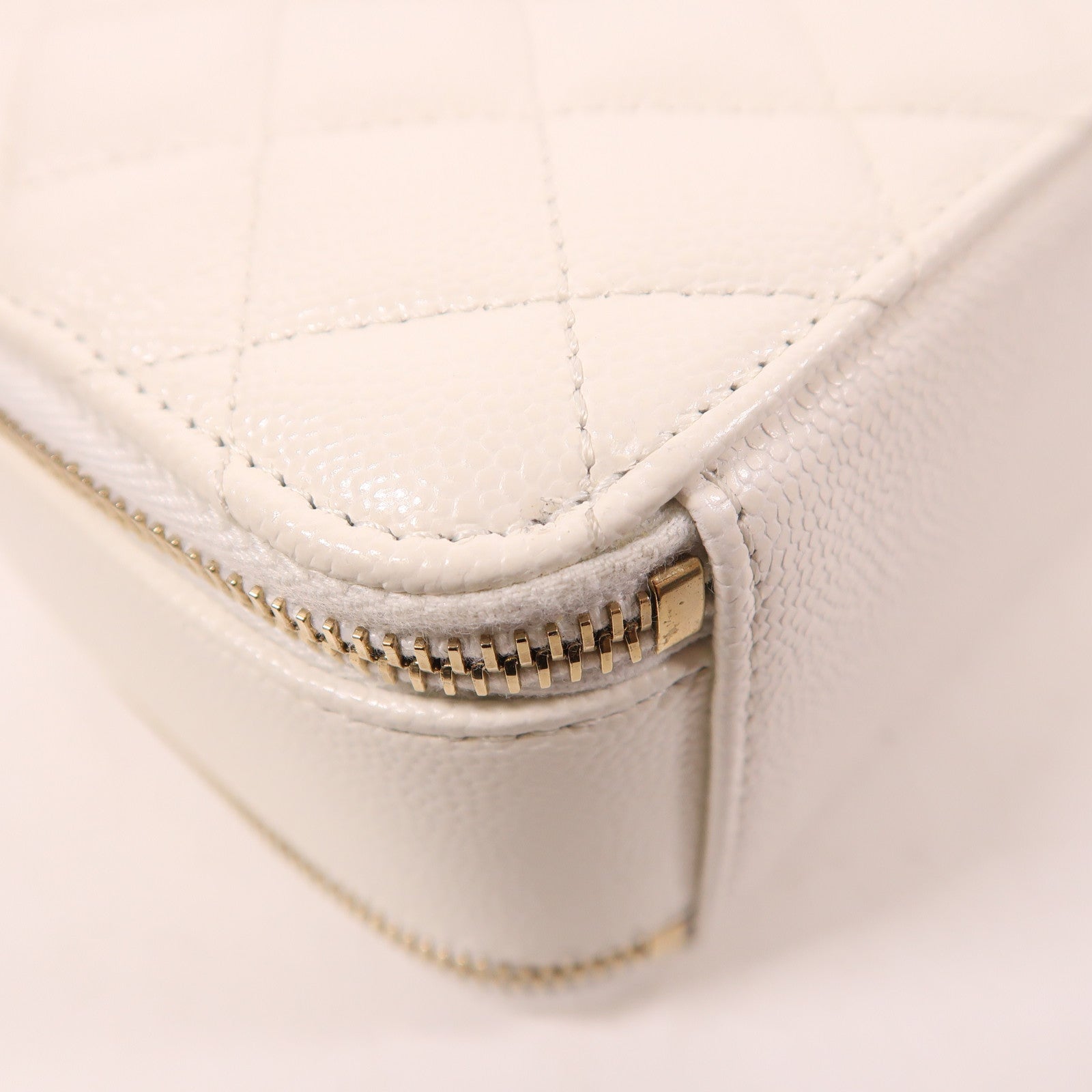 CHANEL 牛皮皮革2 Way Shoulder金扣手挽肩背兩用袋
