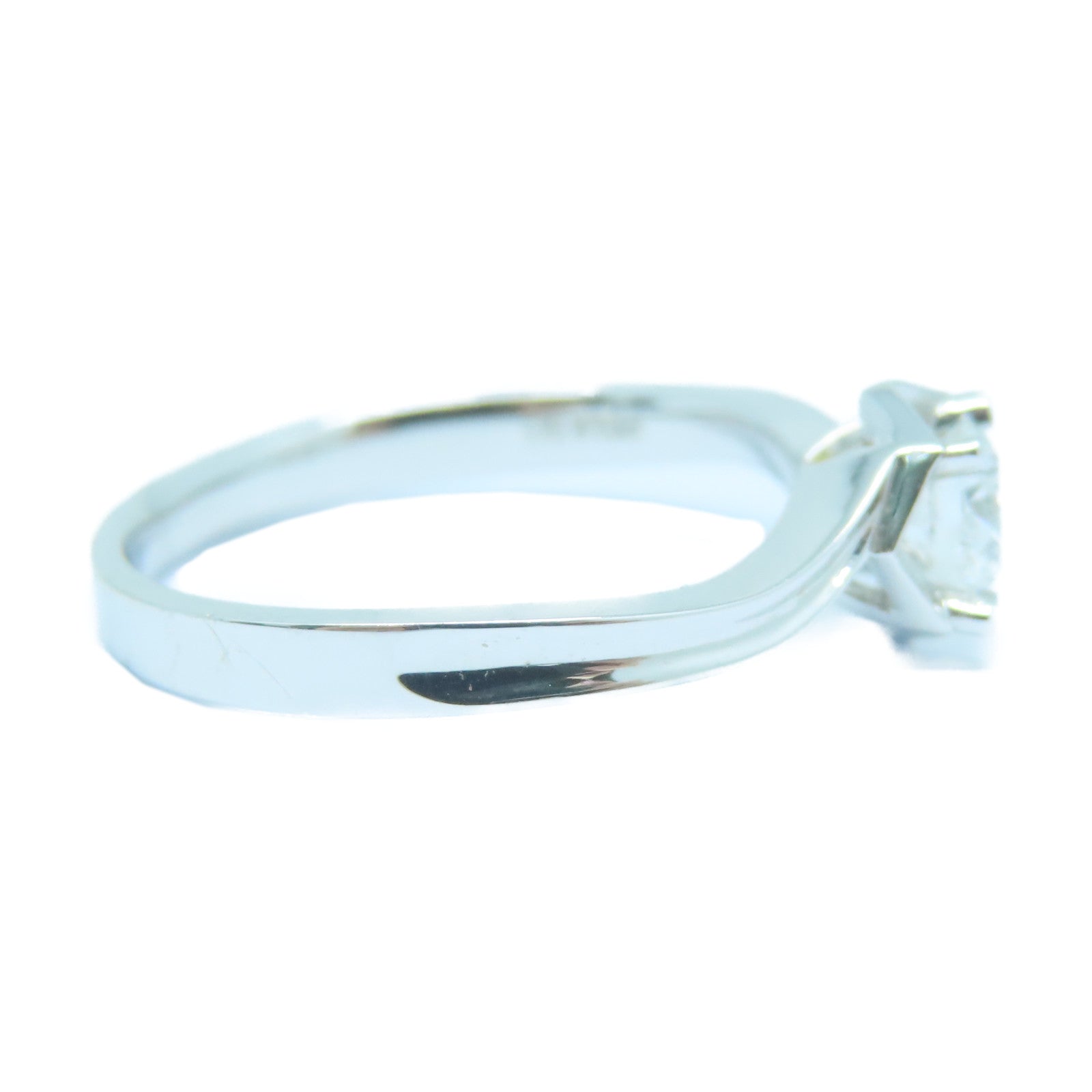 JEWELRY 【激減優惠】18K白金Diamond Ring0.41ct鑽石戒指US#6