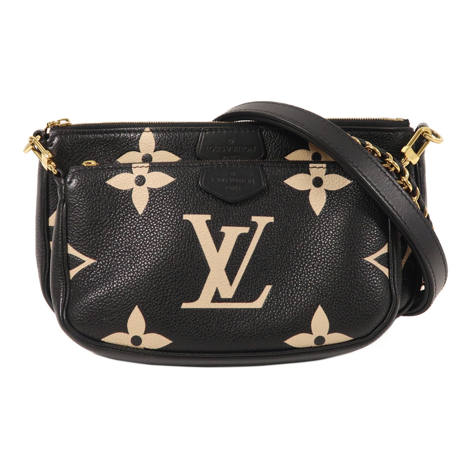 LOUIS VUITTON Monogram Empriente Multi Pochette Accessoires金扣肩背袋