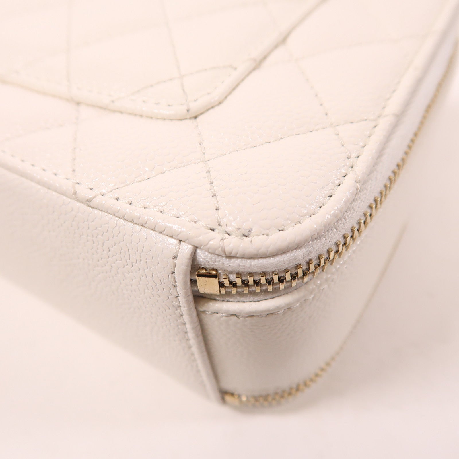 CHANEL 牛皮皮革2 Way Shoulder金扣手挽肩背兩用袋
