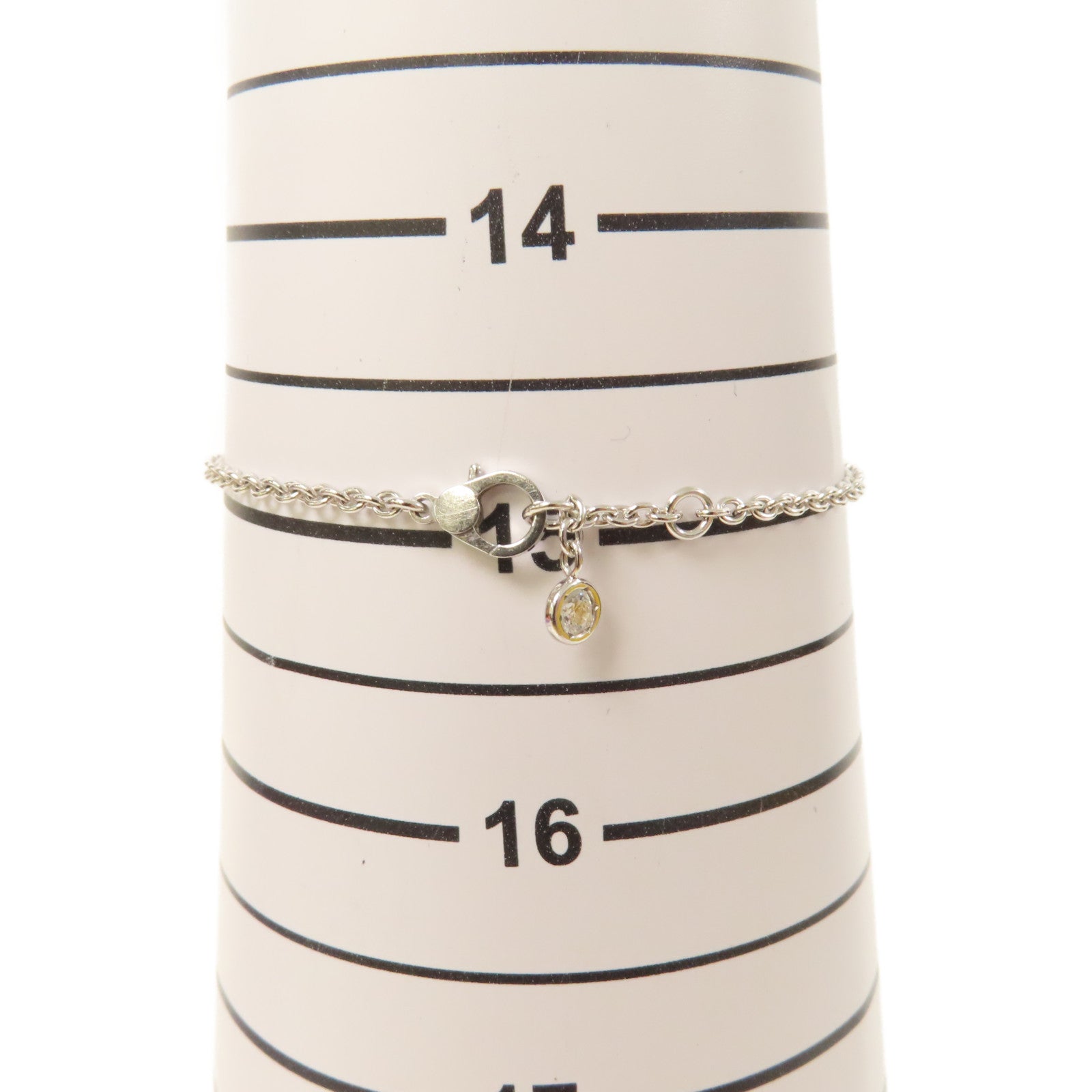 HERMES 【激減優惠】18K白金Finesse Bracelet 0.55ct鑽石手鏈