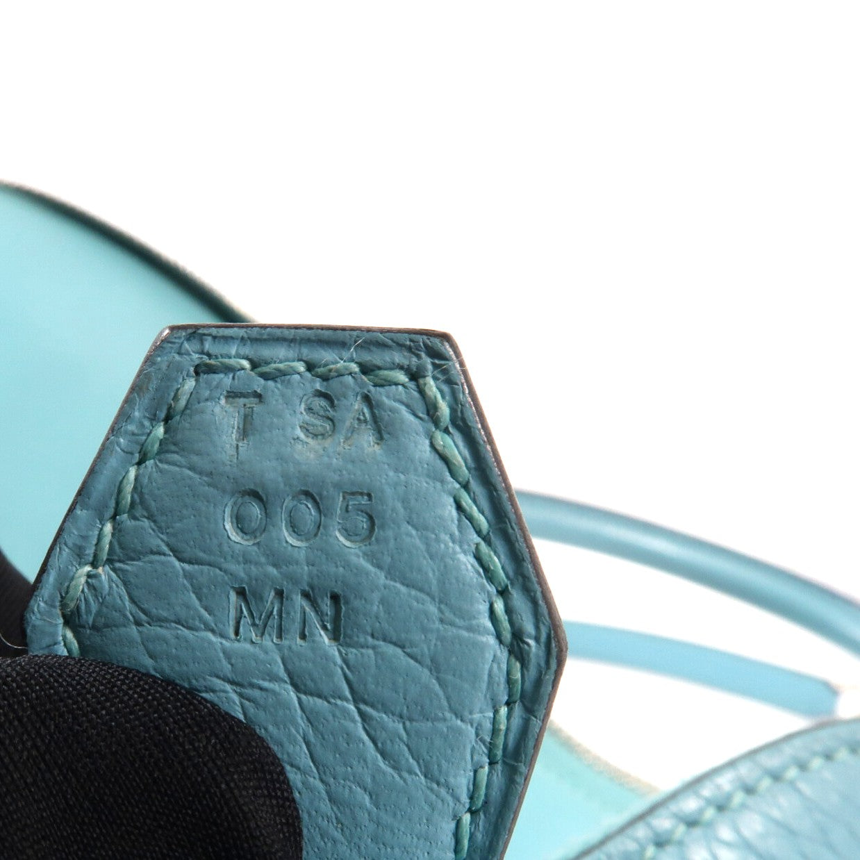 HERMES 【激減優惠】Clemence皮革Bolide 31銀扣手挽肩背兩用袋3P Bleu Atoll