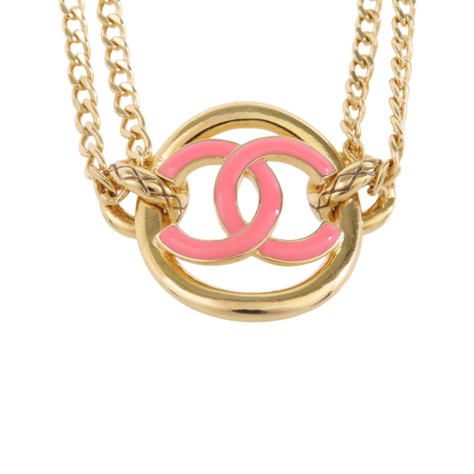 CHANEL 金屬Choker金扣項鏈