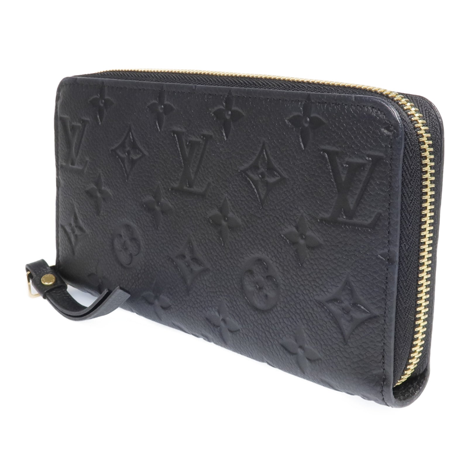 LOUIS VUITTON Monogram Empreinte Zipper Long Wallet金扣長錢包