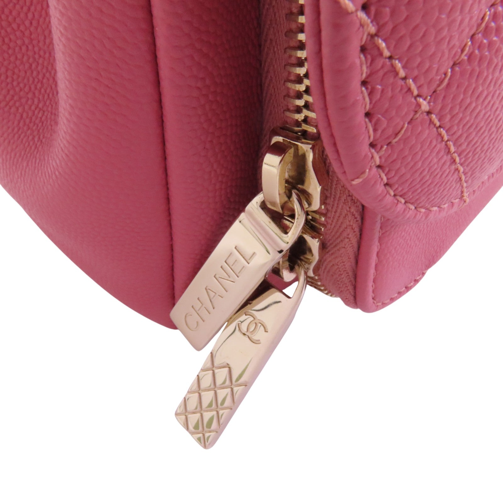 CHANEL 牛皮皮革Business Affinity金扣鏈帶手挽肩背兩用袋