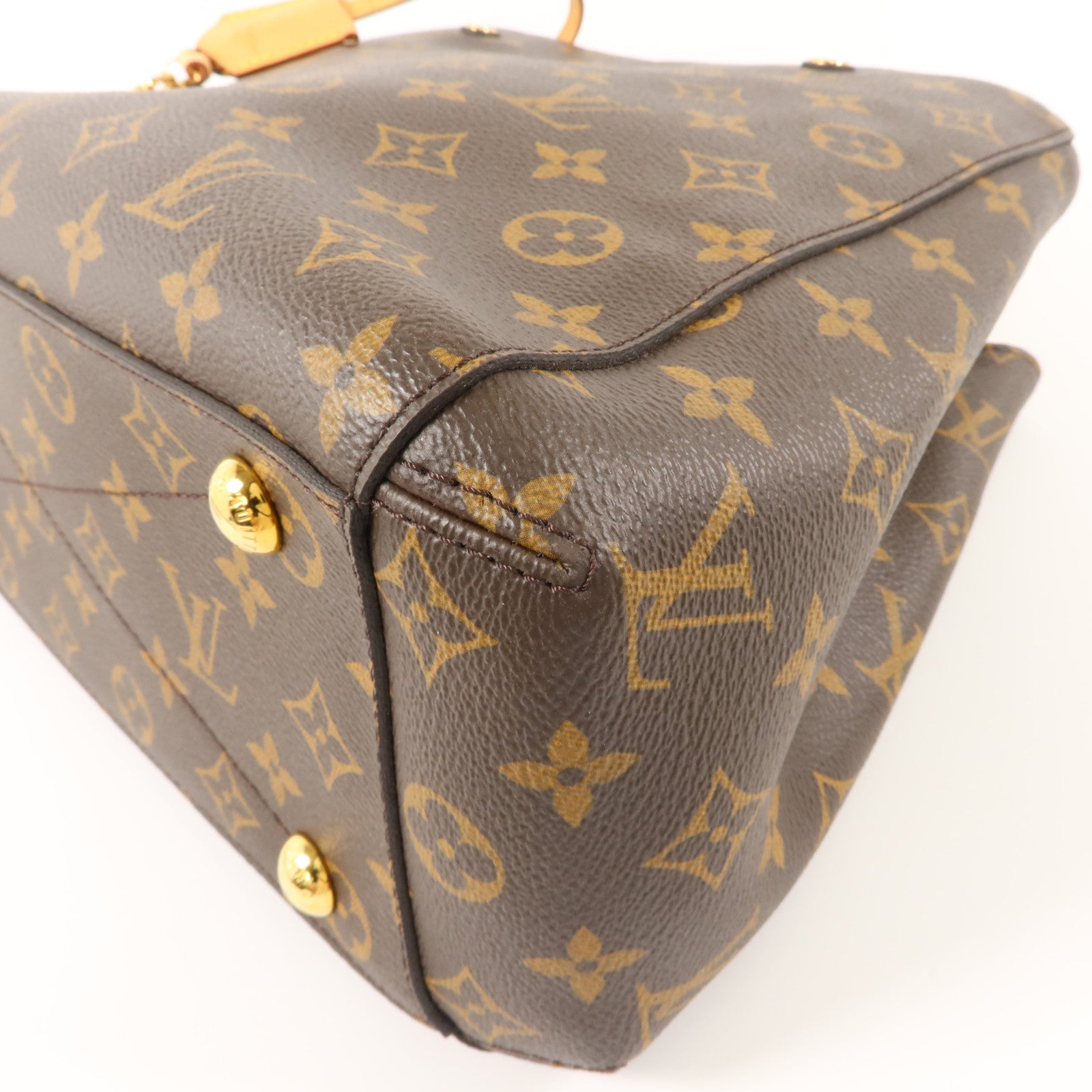 LOUIS VUITTON Monogram Montaigne MM金扣手挽肩背兩用袋
