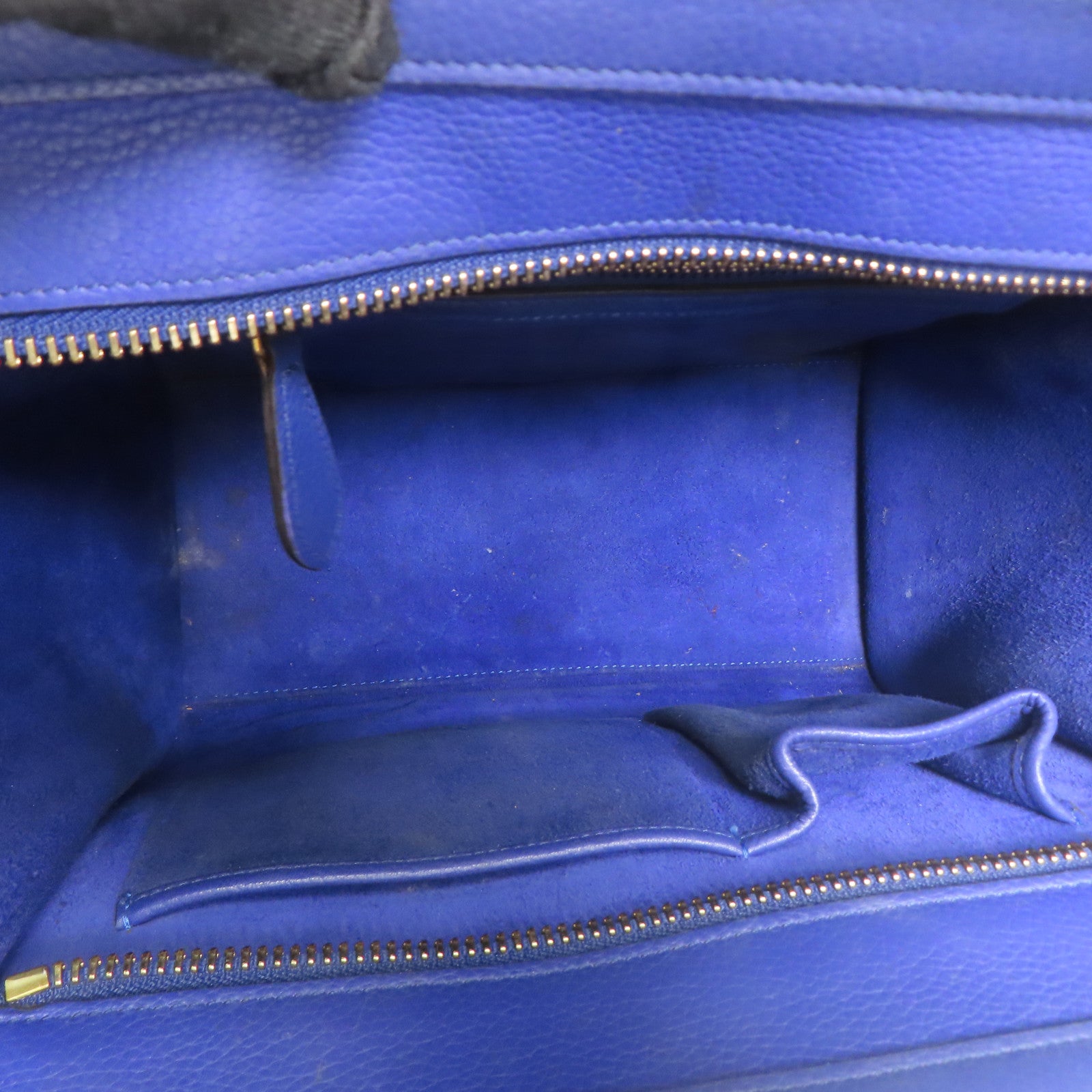 CELINE 牛皮皮革Micro Luggage金扣肩背袋