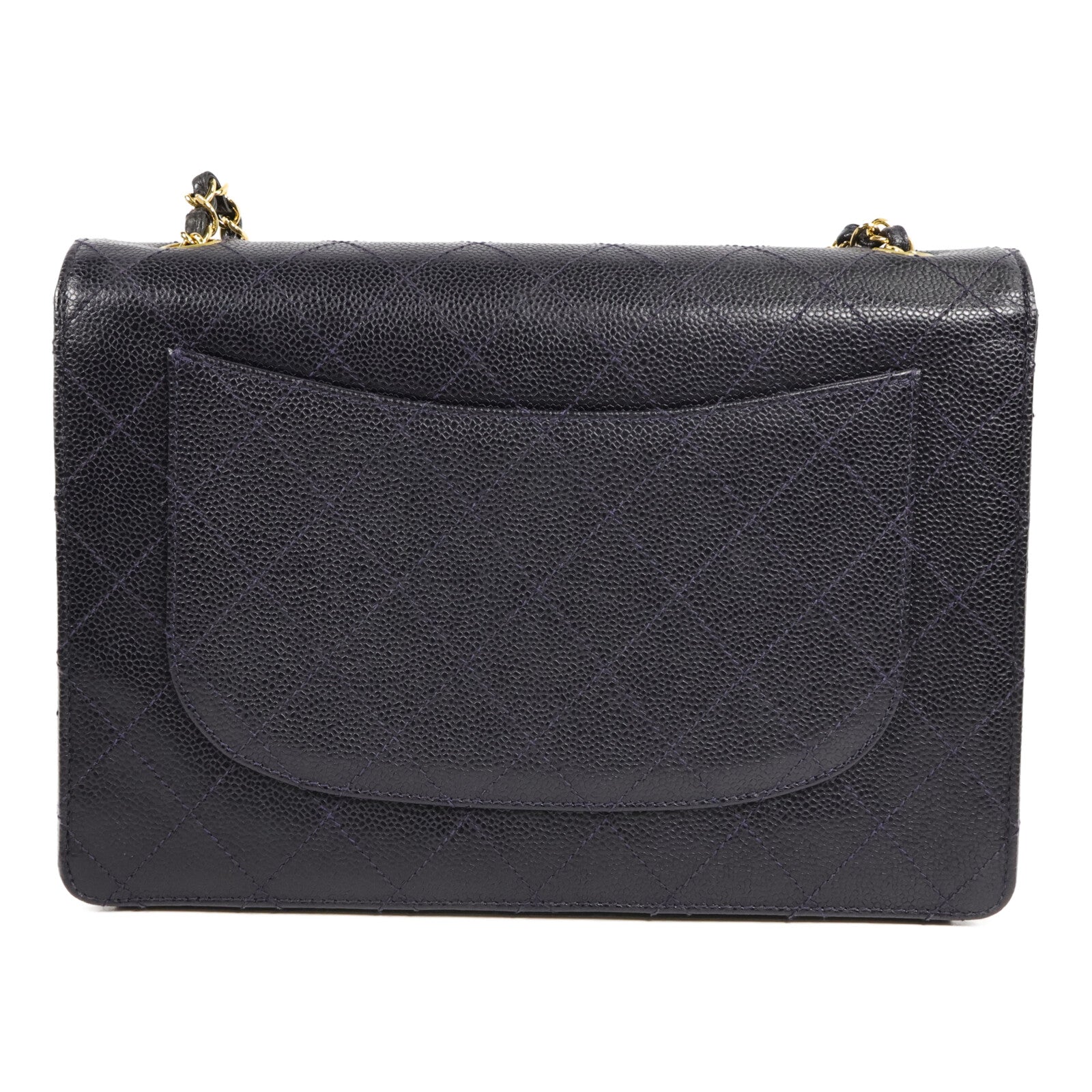 CHANEL 牛皮皮革Vintage Chain Shoulder鏈帶肩背袋