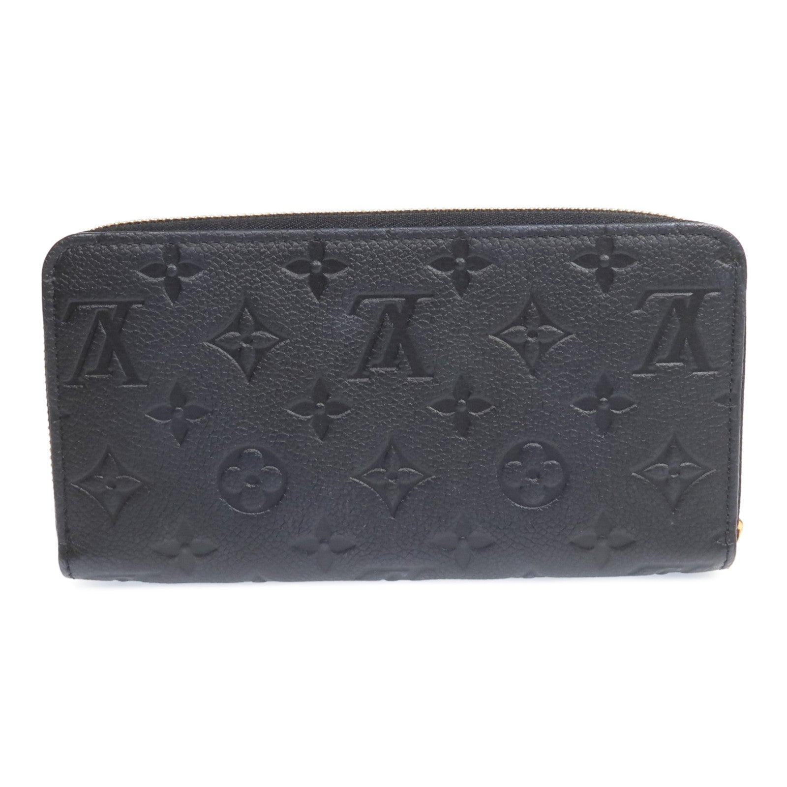 LOUIS VUITTON Monogram Empreinte Zipper Long Wallet金扣長錢包