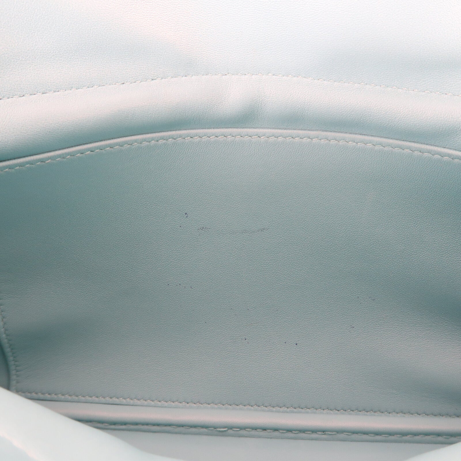 HERMES Clemence皮革Bolide 31銀扣手挽肩背兩用袋3P Bleu Atoll