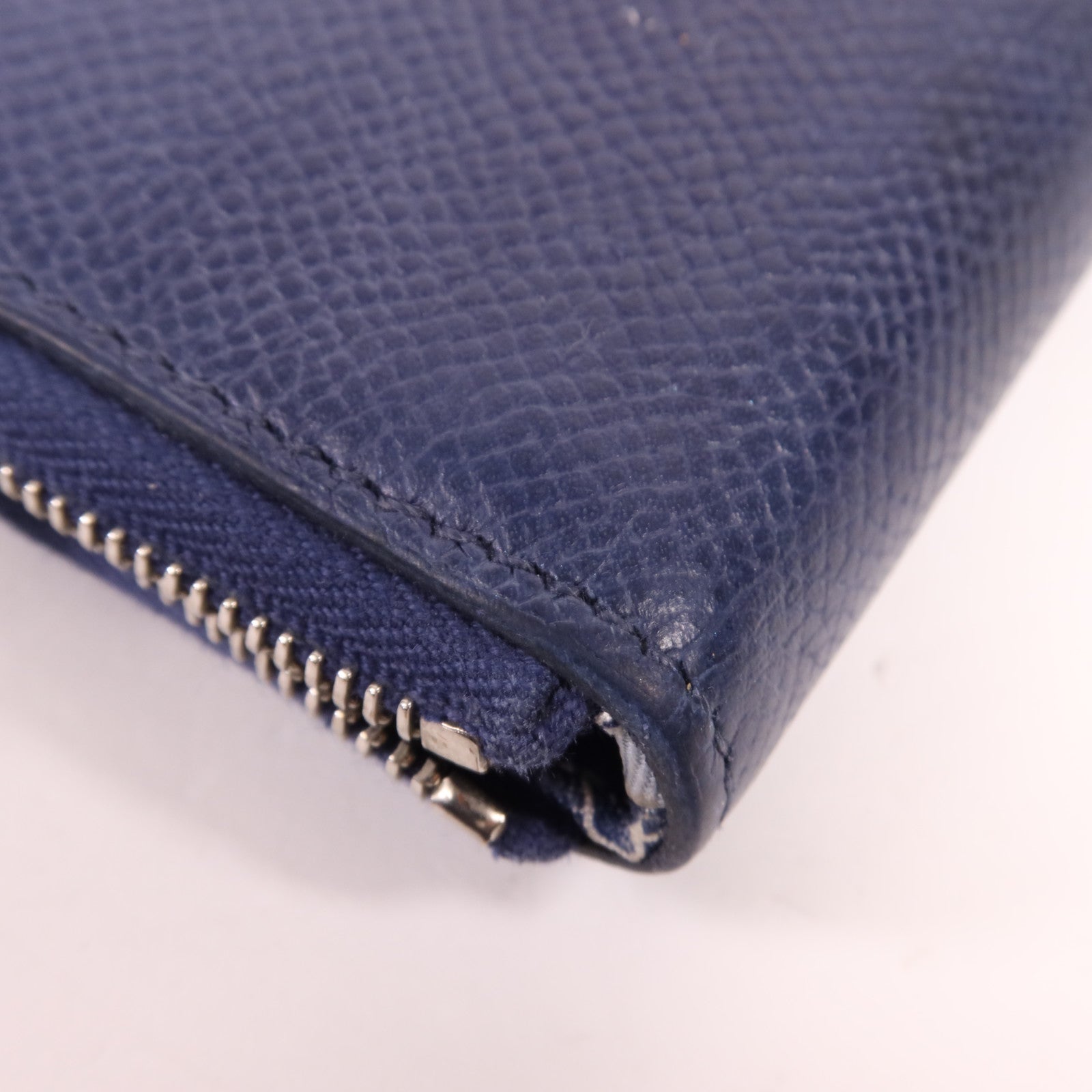 HERMES Clemence皮革Silk In Long Wallet銀扣長錢包