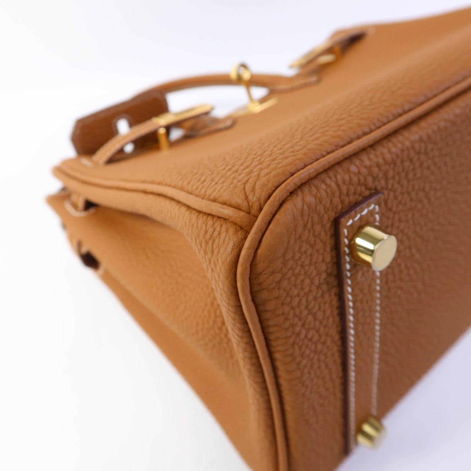 HERMES Togo皮革Birkin 25金扣手挽袋Gold