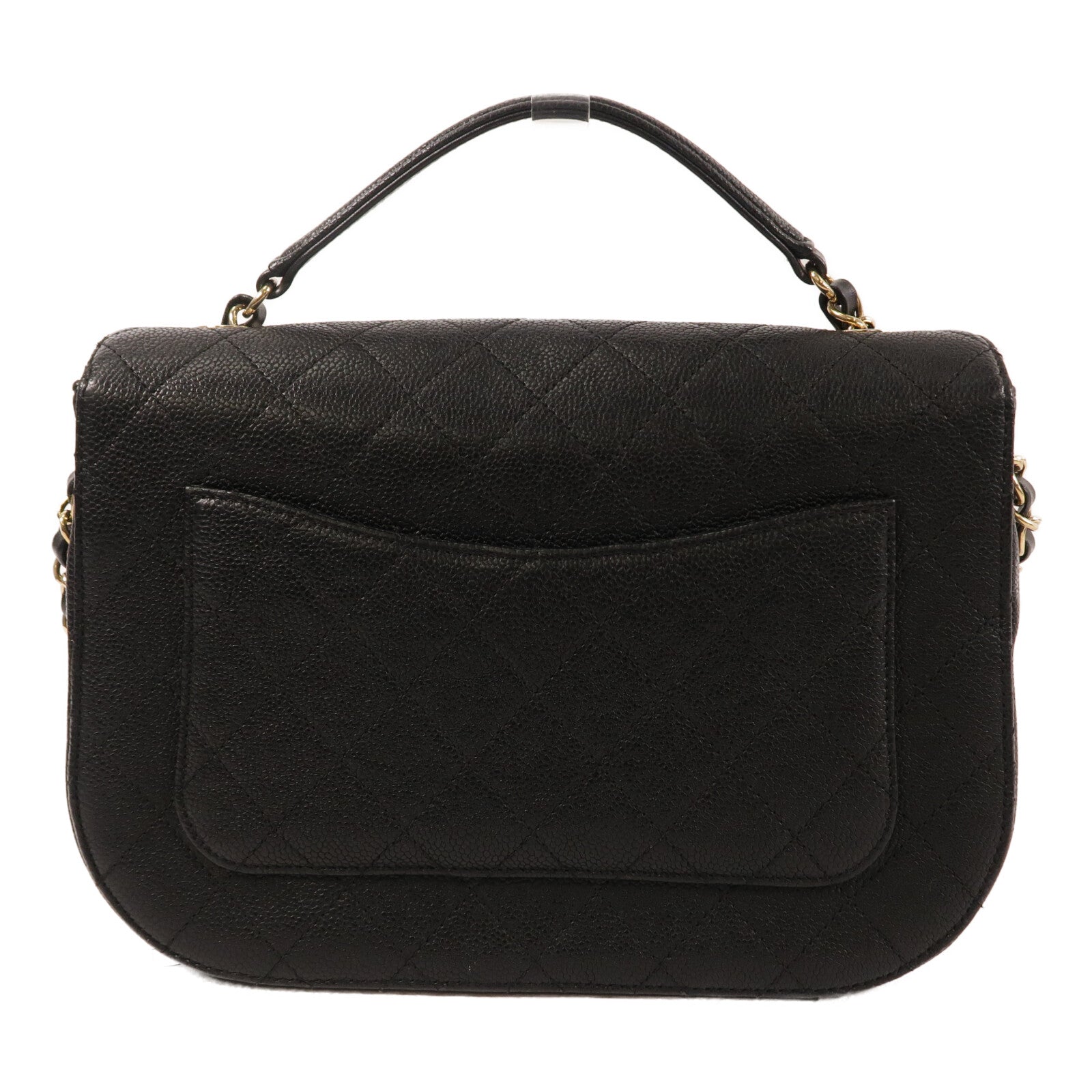 CHANEL 牛皮皮革Coco Cuba Flap Bag手挽肩背兩用袋