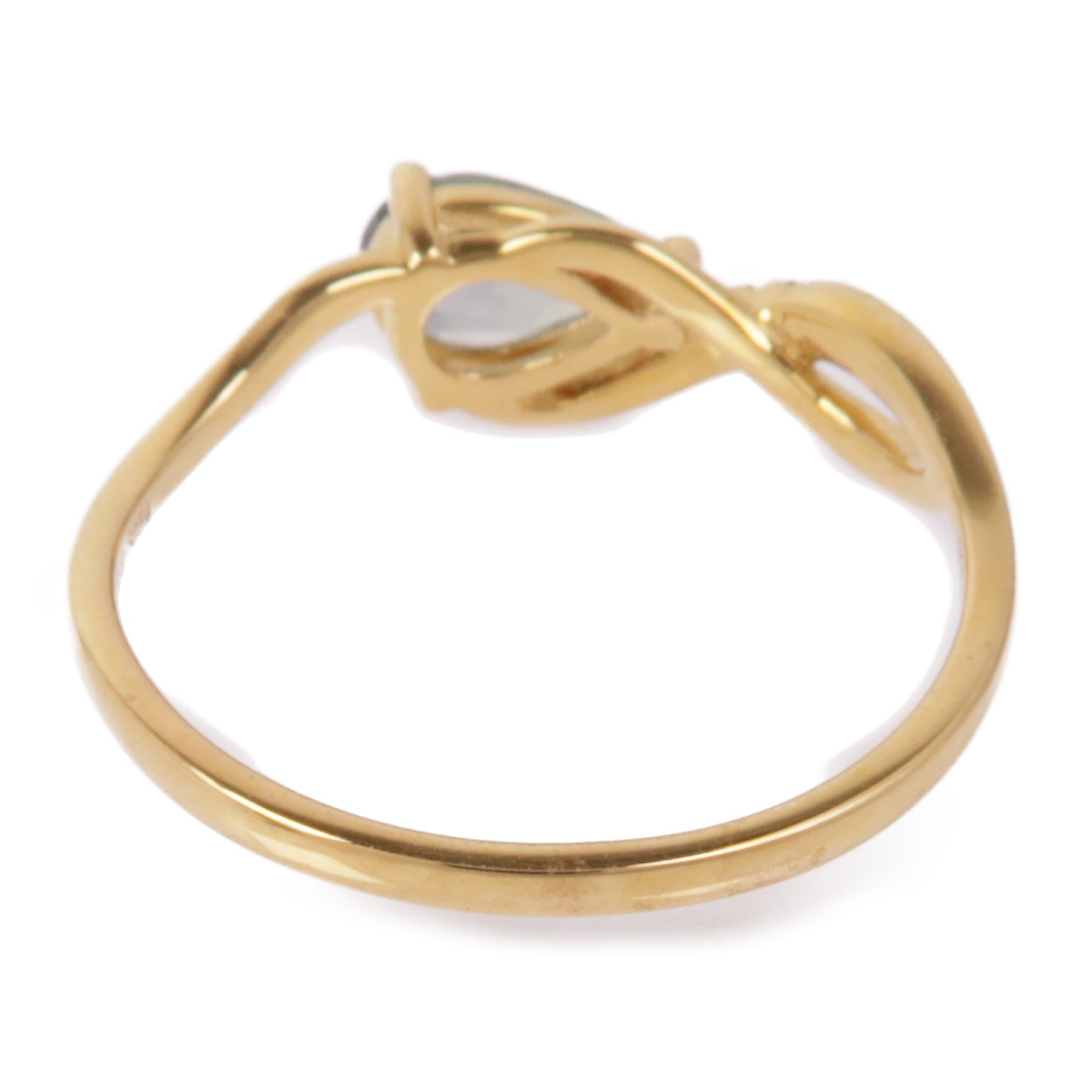 JEWELRY 18K黃金/鑽石Diamond Ring戒指US#6.25