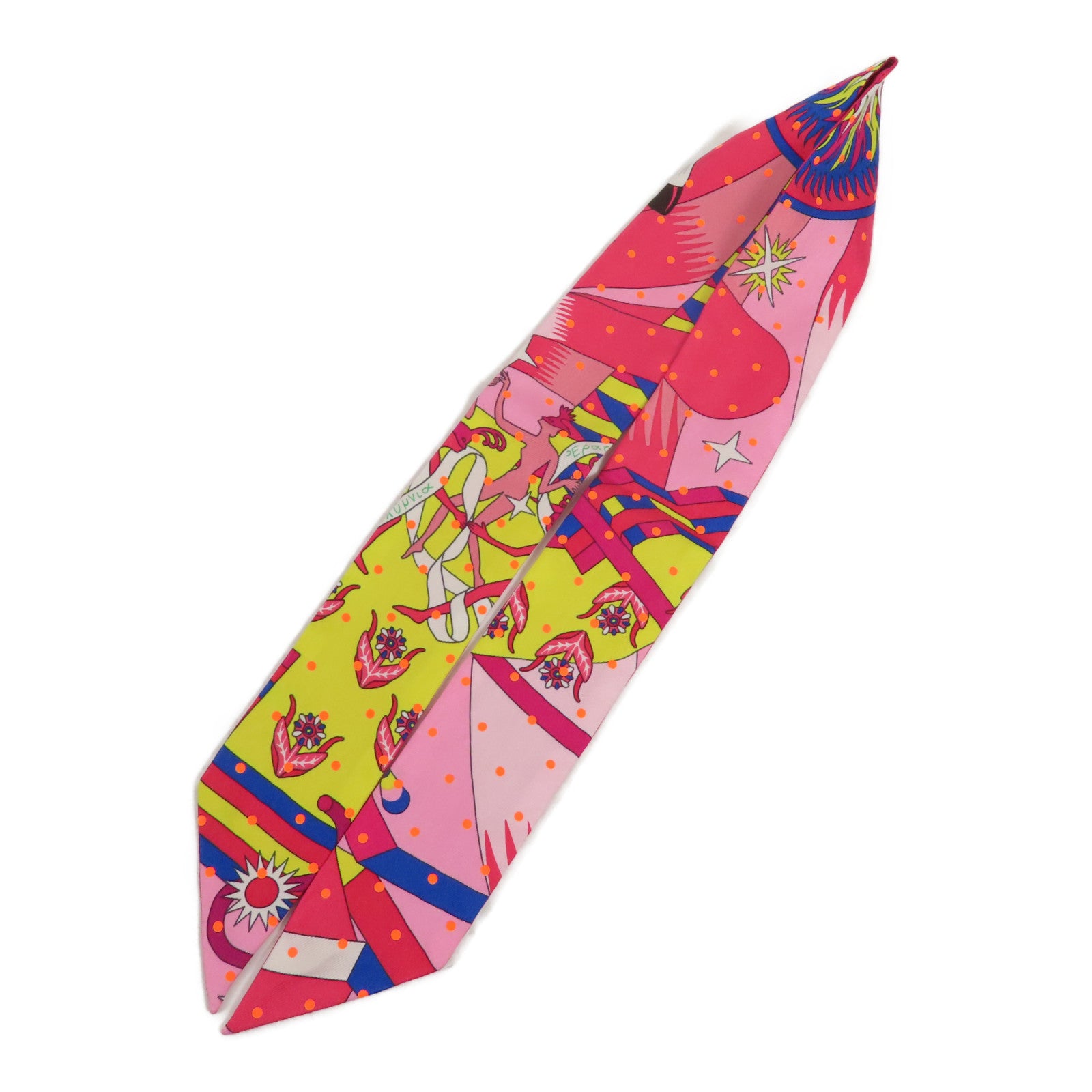 HERMES 絲質Twilly絲巾