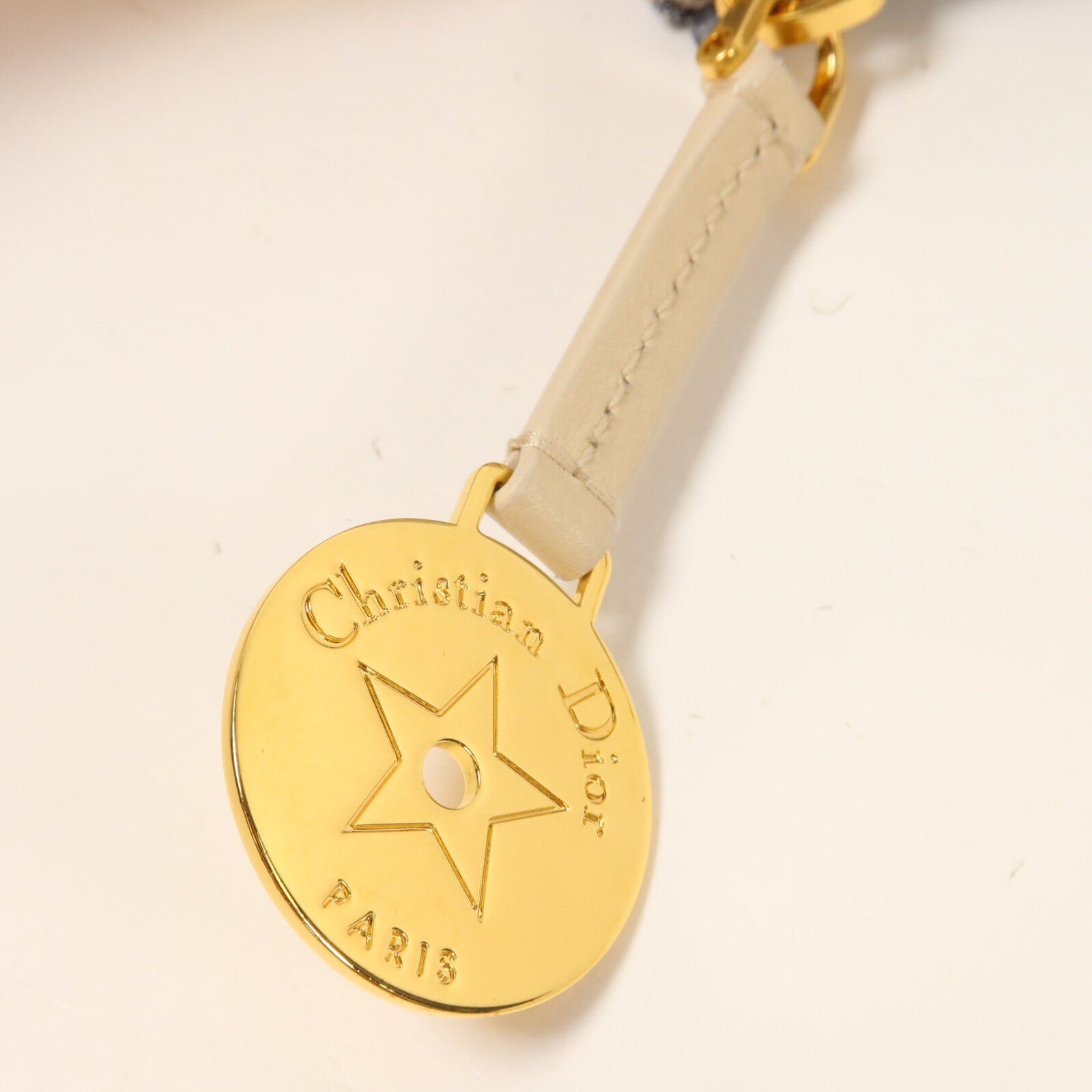 Dior 帆布Chain Shoulder鏈帶肩背袋
