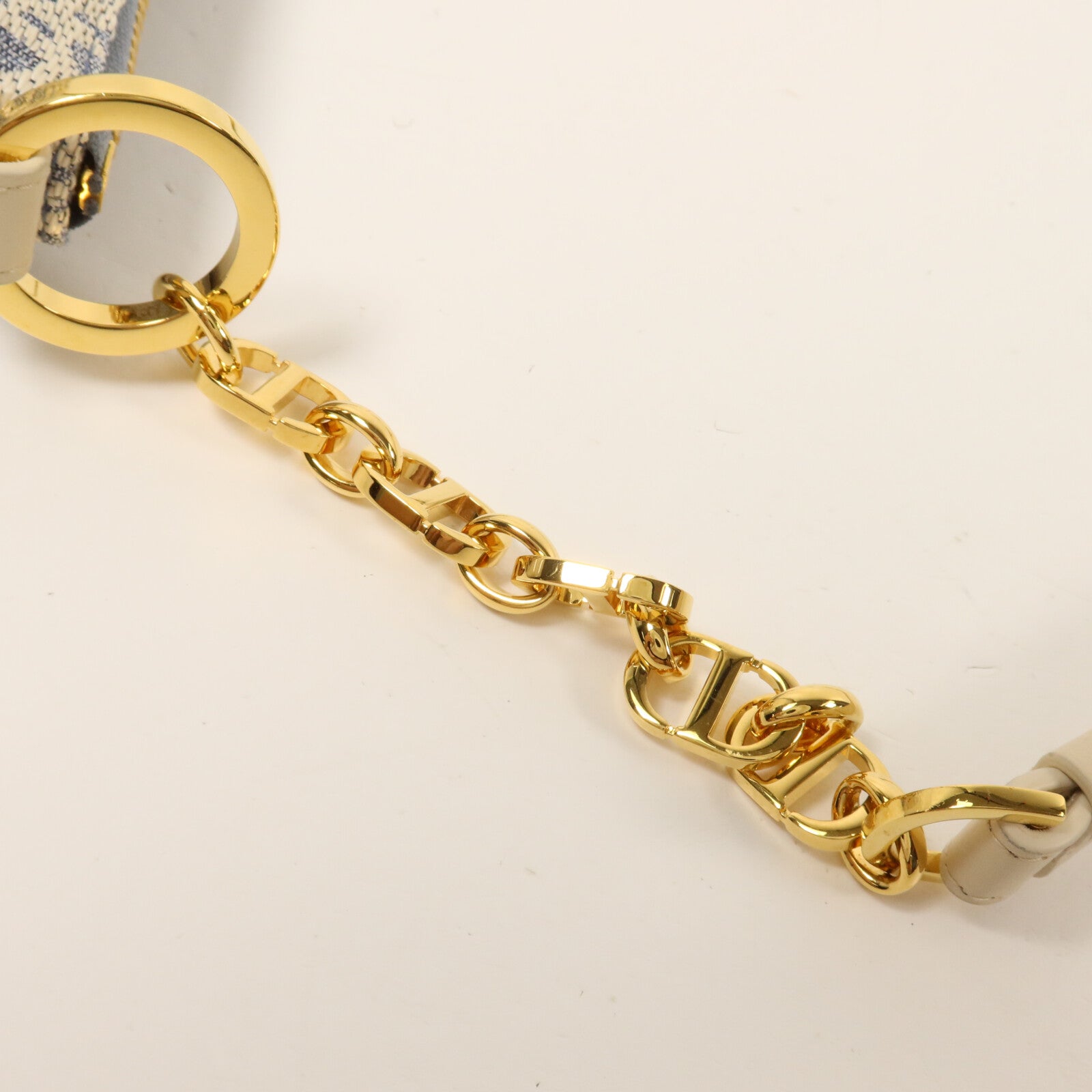 Dior 帆布Chain Shoulder鏈帶肩背袋