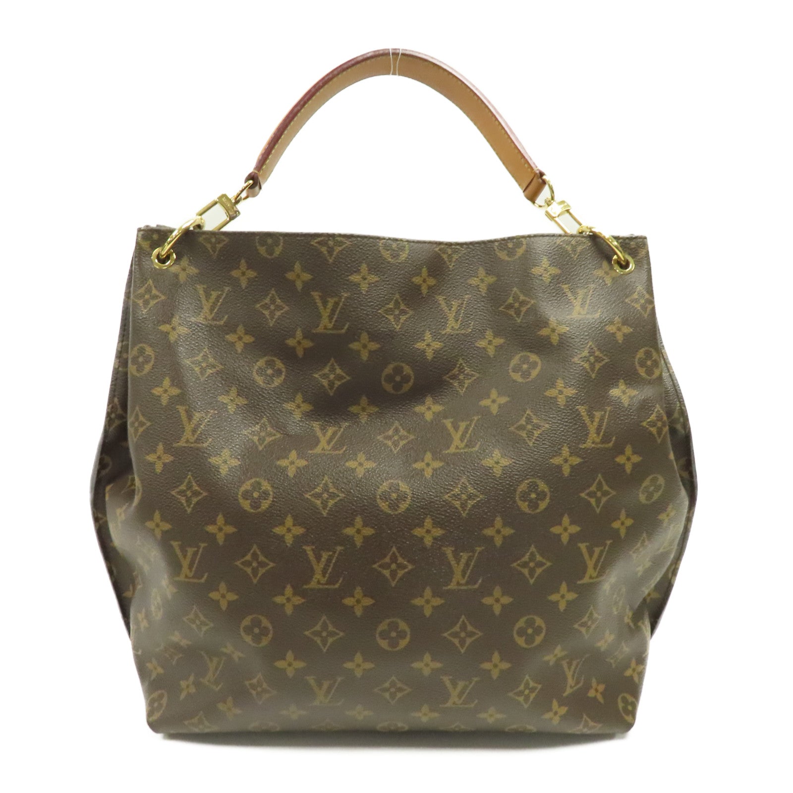 LOUIS VUITTON Monogram Metis金扣肩背袋棕色