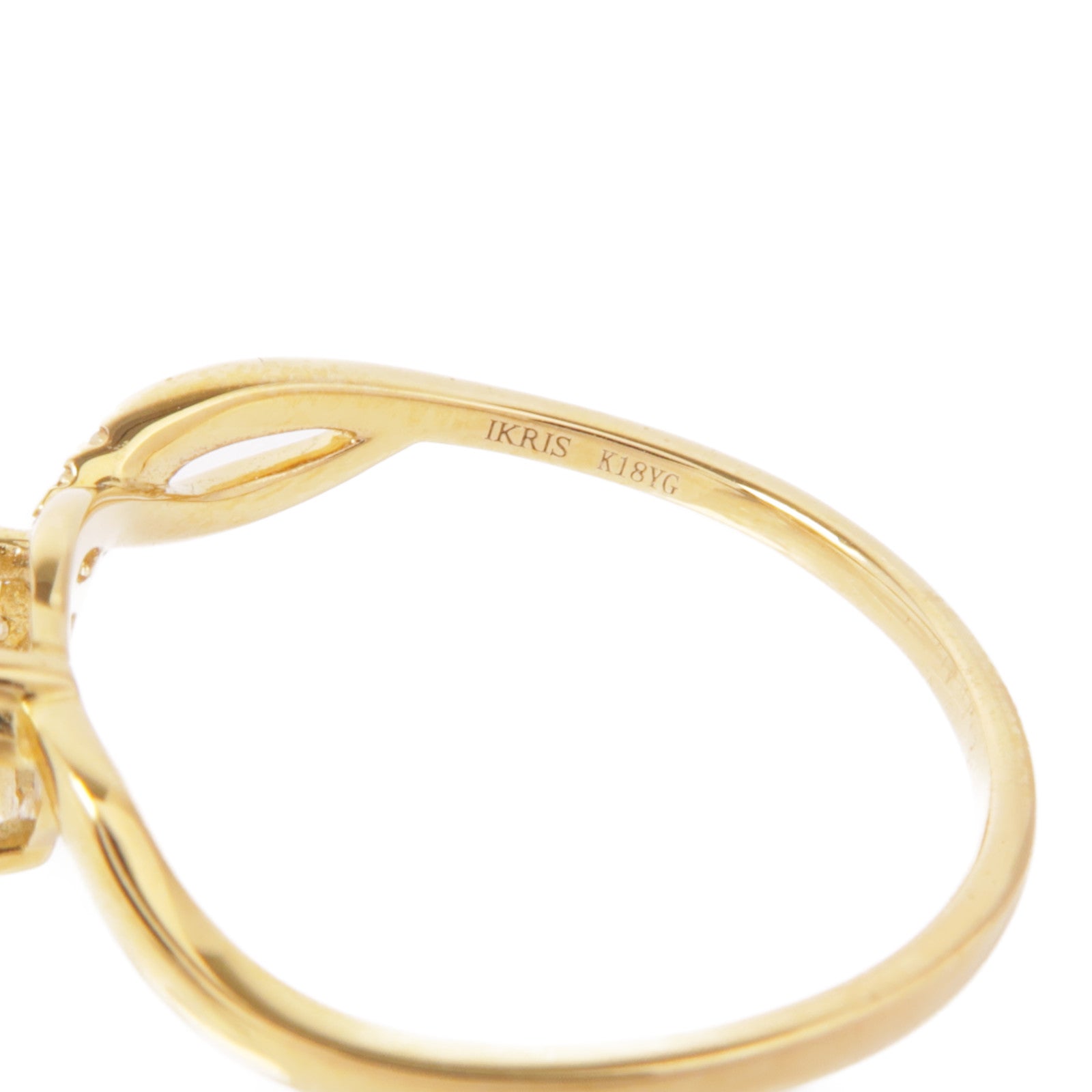 JEWELRY 18K黃金/鑽石Diamond Ring戒指US#6.25