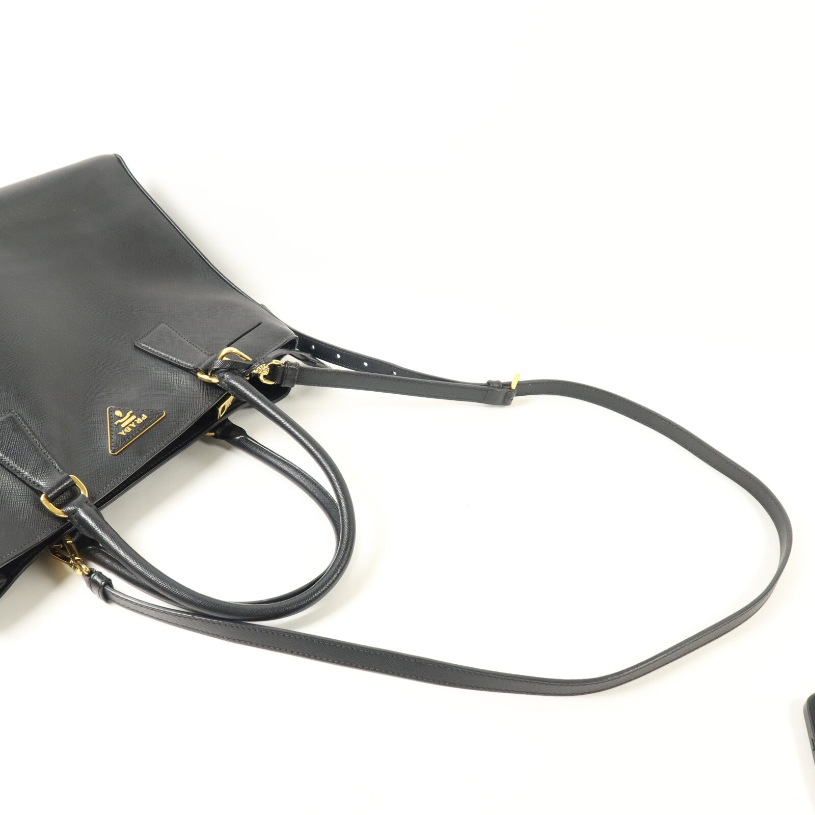 PRADA 牛皮皮革2way shoulder手挽肩背兩用袋