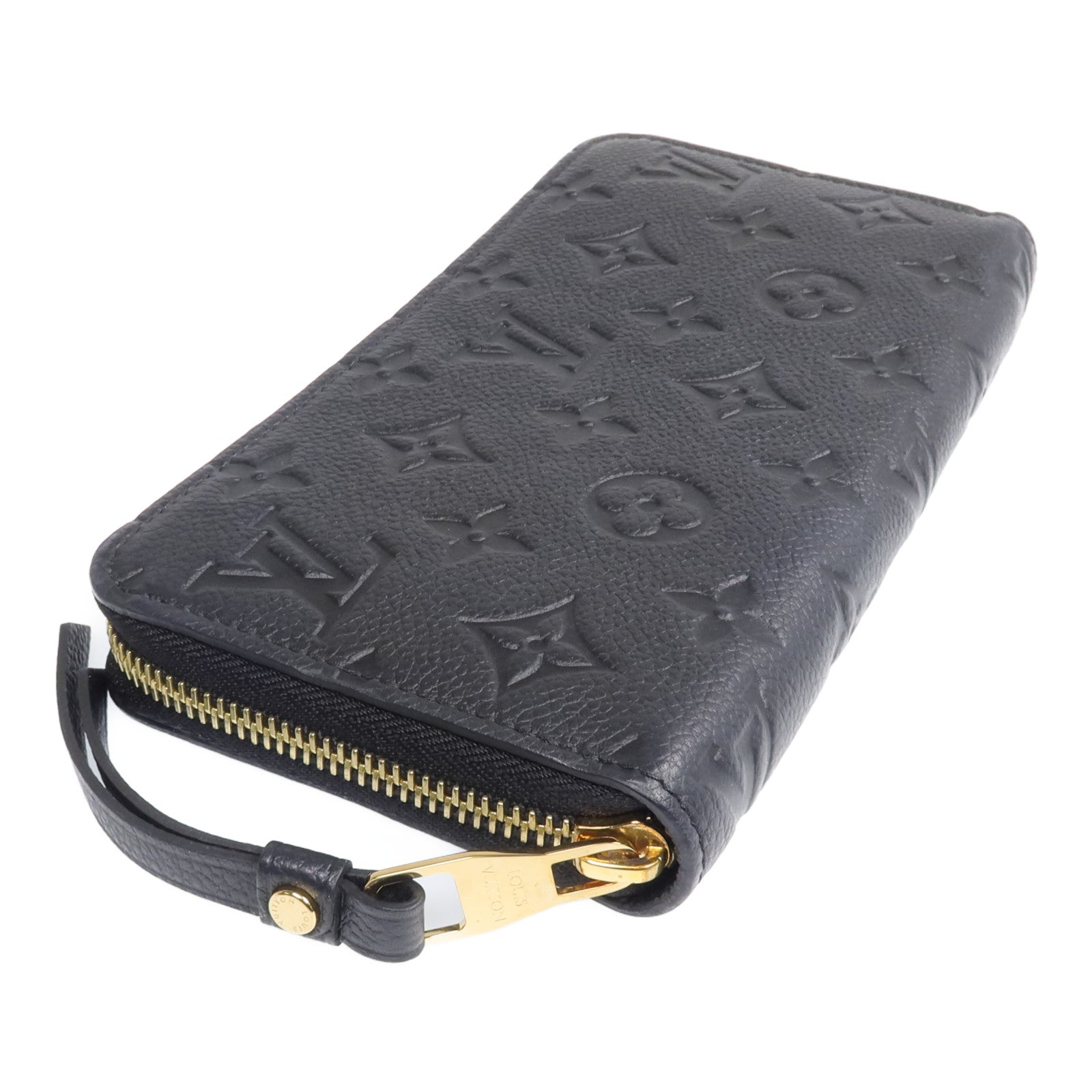 LOUIS VUITTON Monogram Empreinte Zipper Long Wallet金扣長錢包